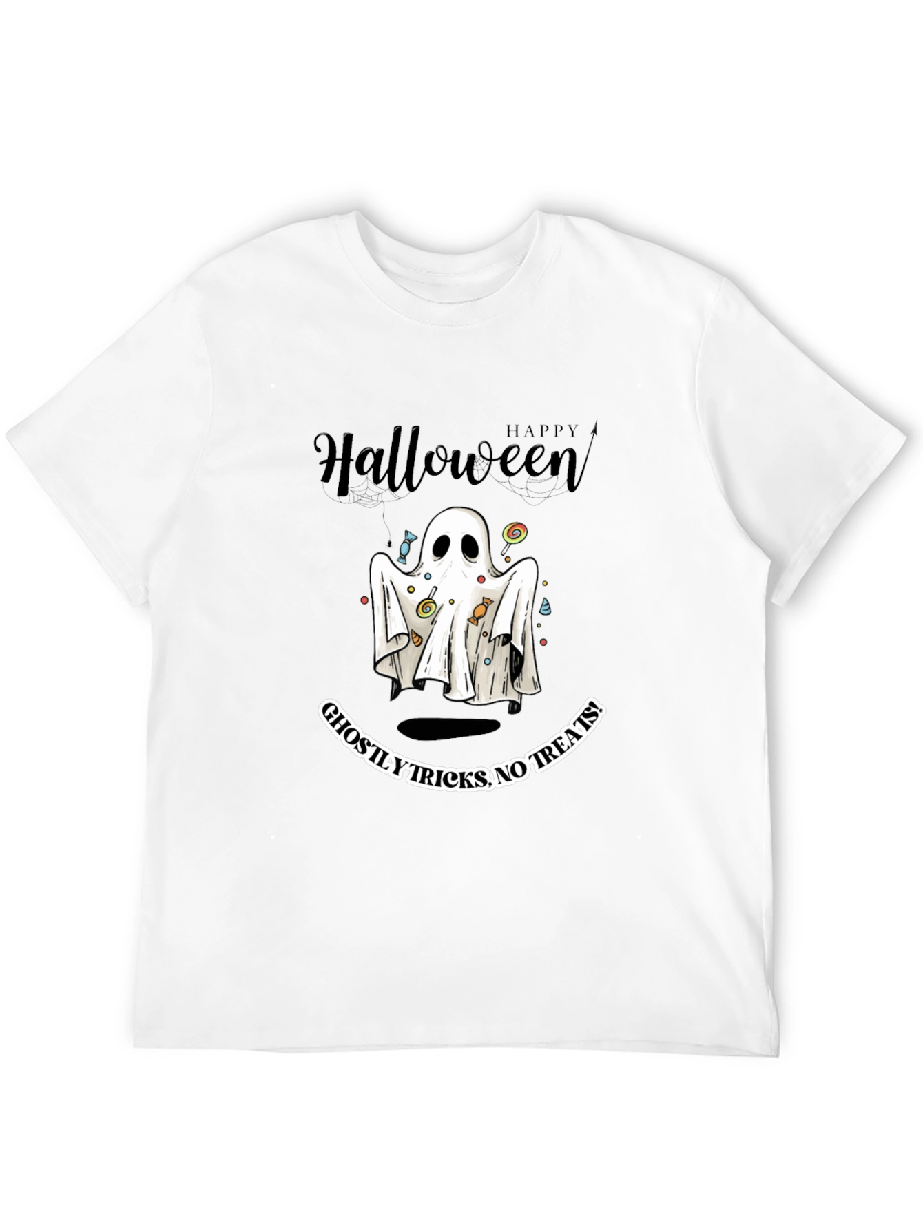 Happy Halloween Ghostly Tricks T-Shirt