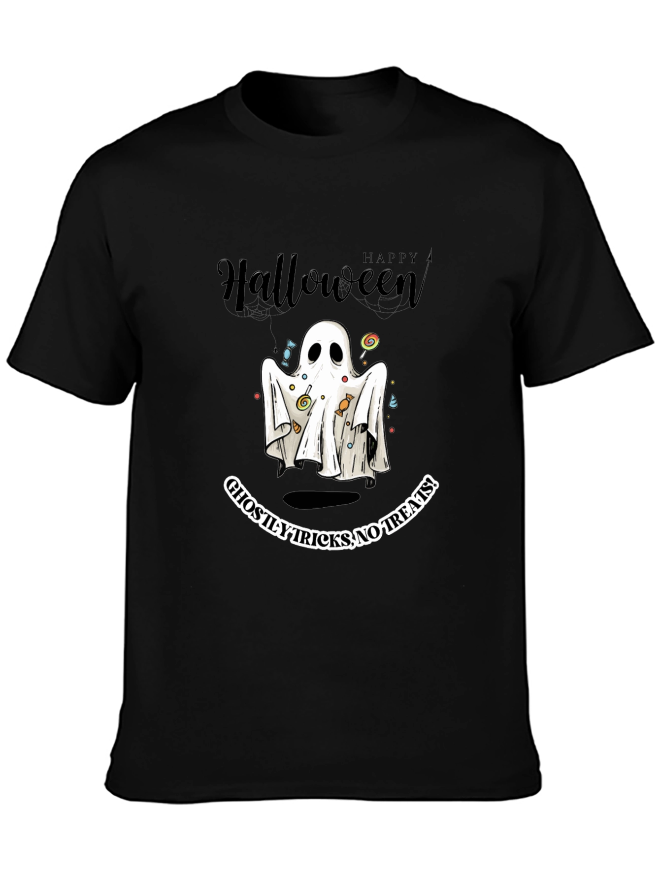 Happy Halloween Ghostly Tricks T-Shirt