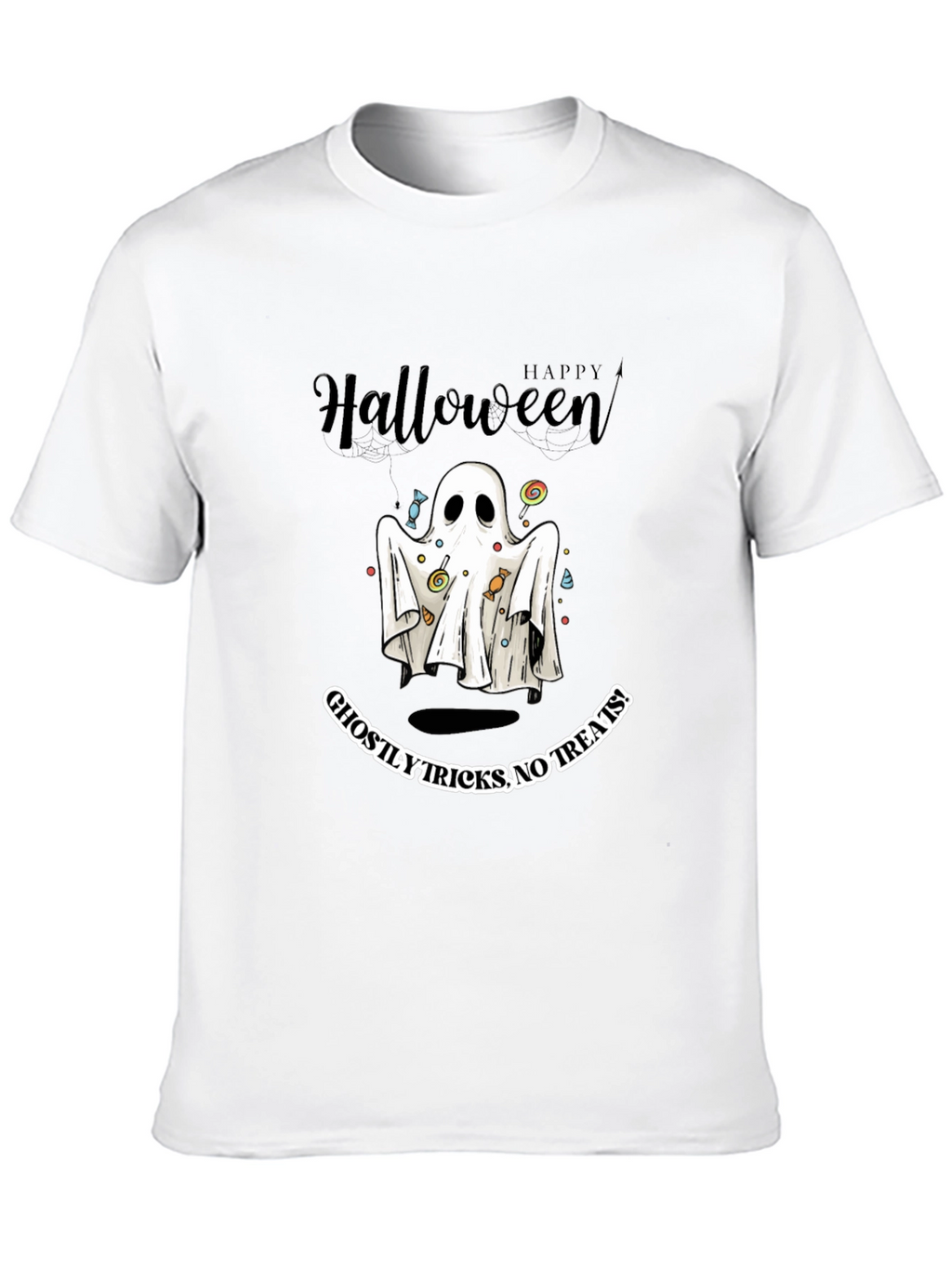 Happy Halloween Ghostly Tricks T-Shirt