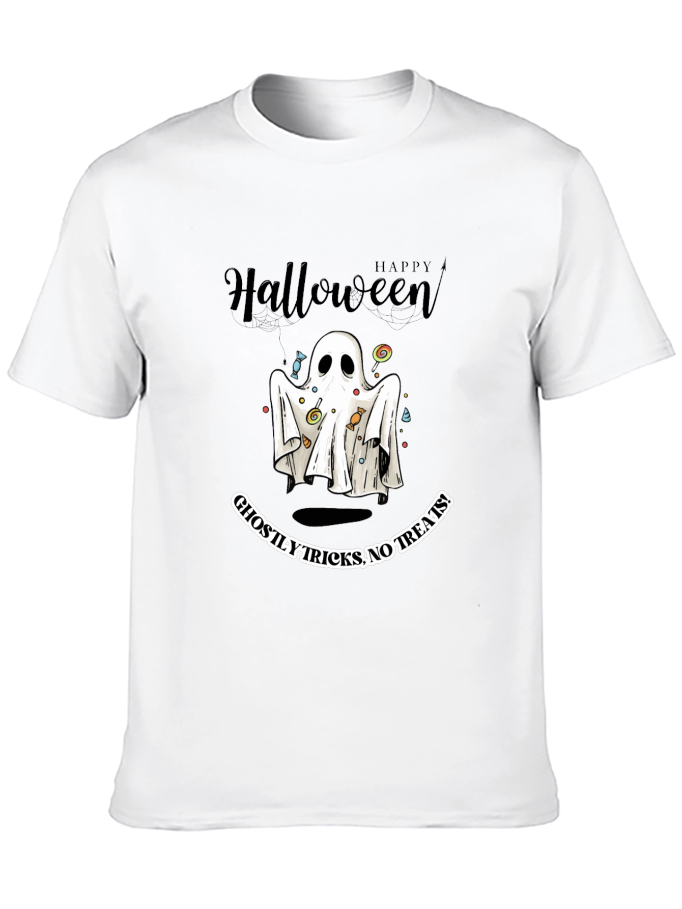 Happy Halloween Ghostly Tricks T-Shirt
