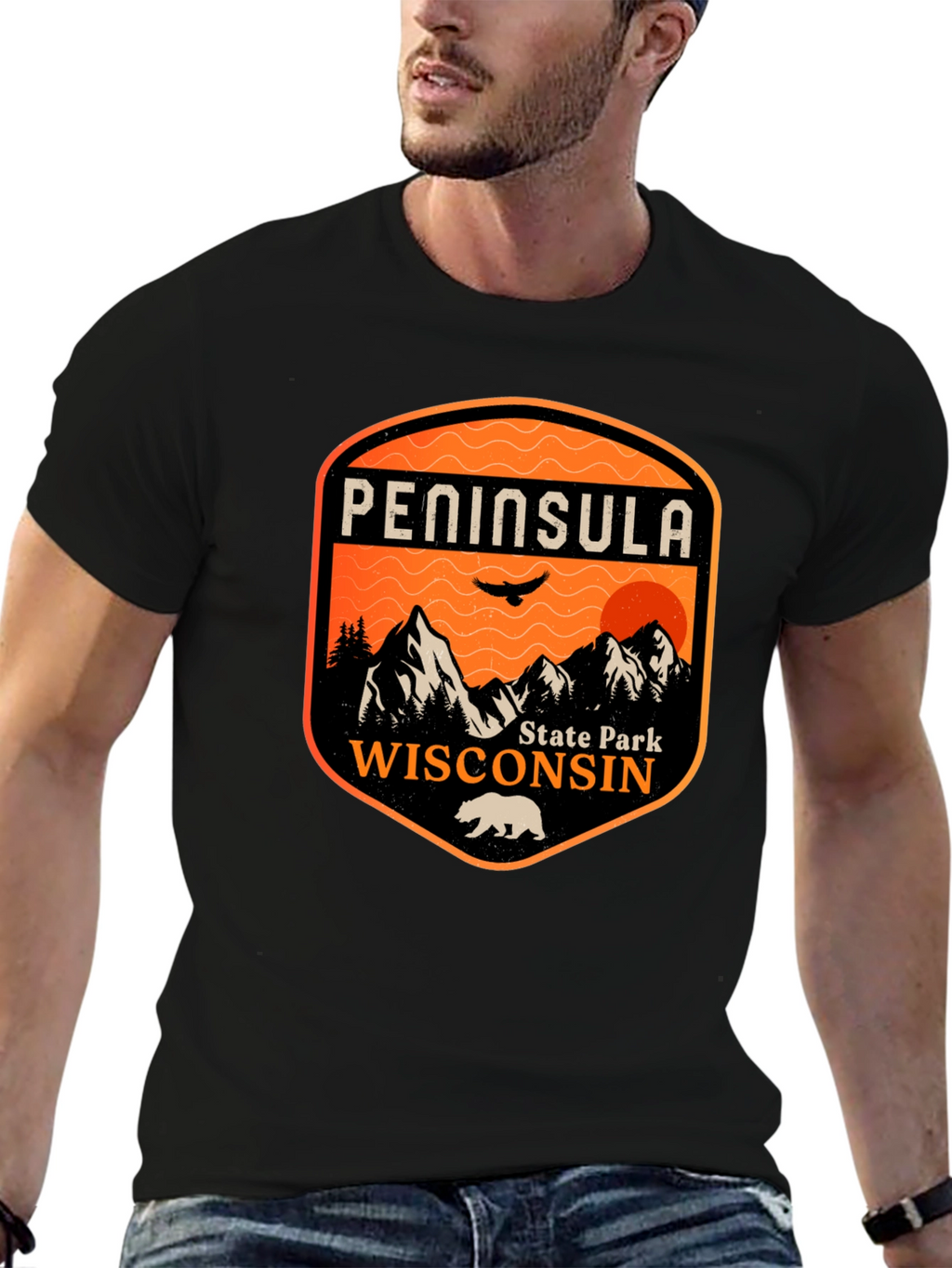 Peninsula State Park Wisconsin Graphic T-Shirt