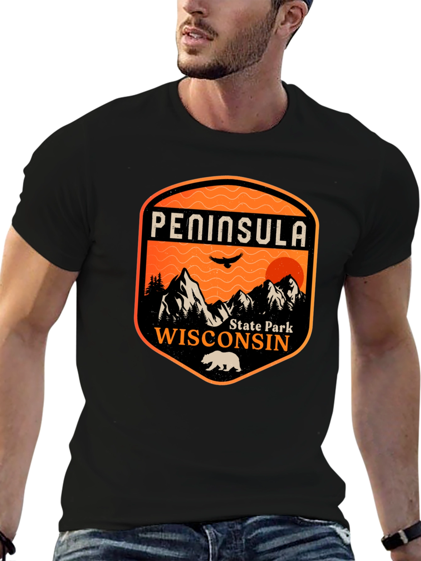 Peninsula State Park Wisconsin Graphic T-Shirt