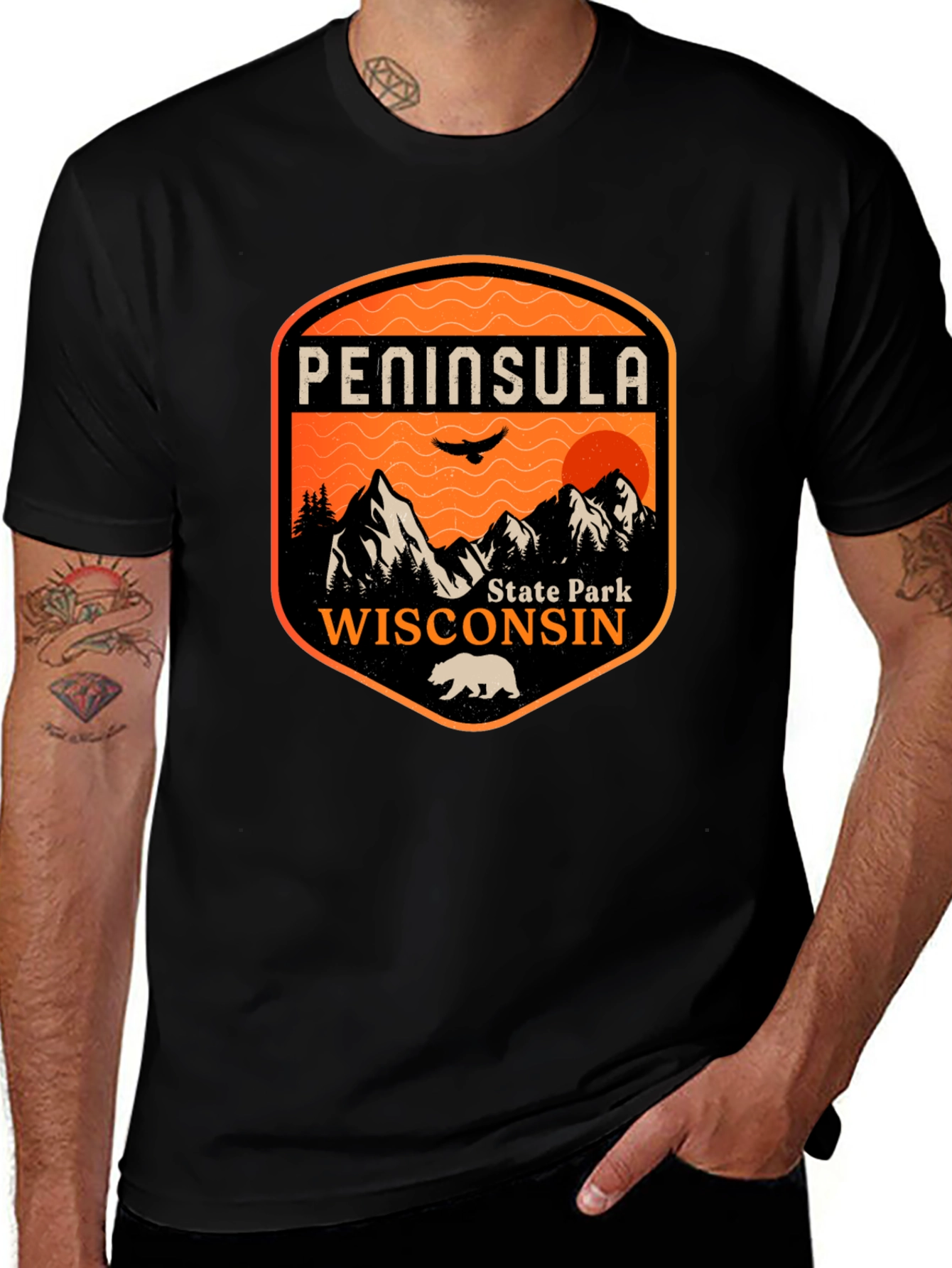 Peninsula State Park Wisconsin Graphic T-Shirt