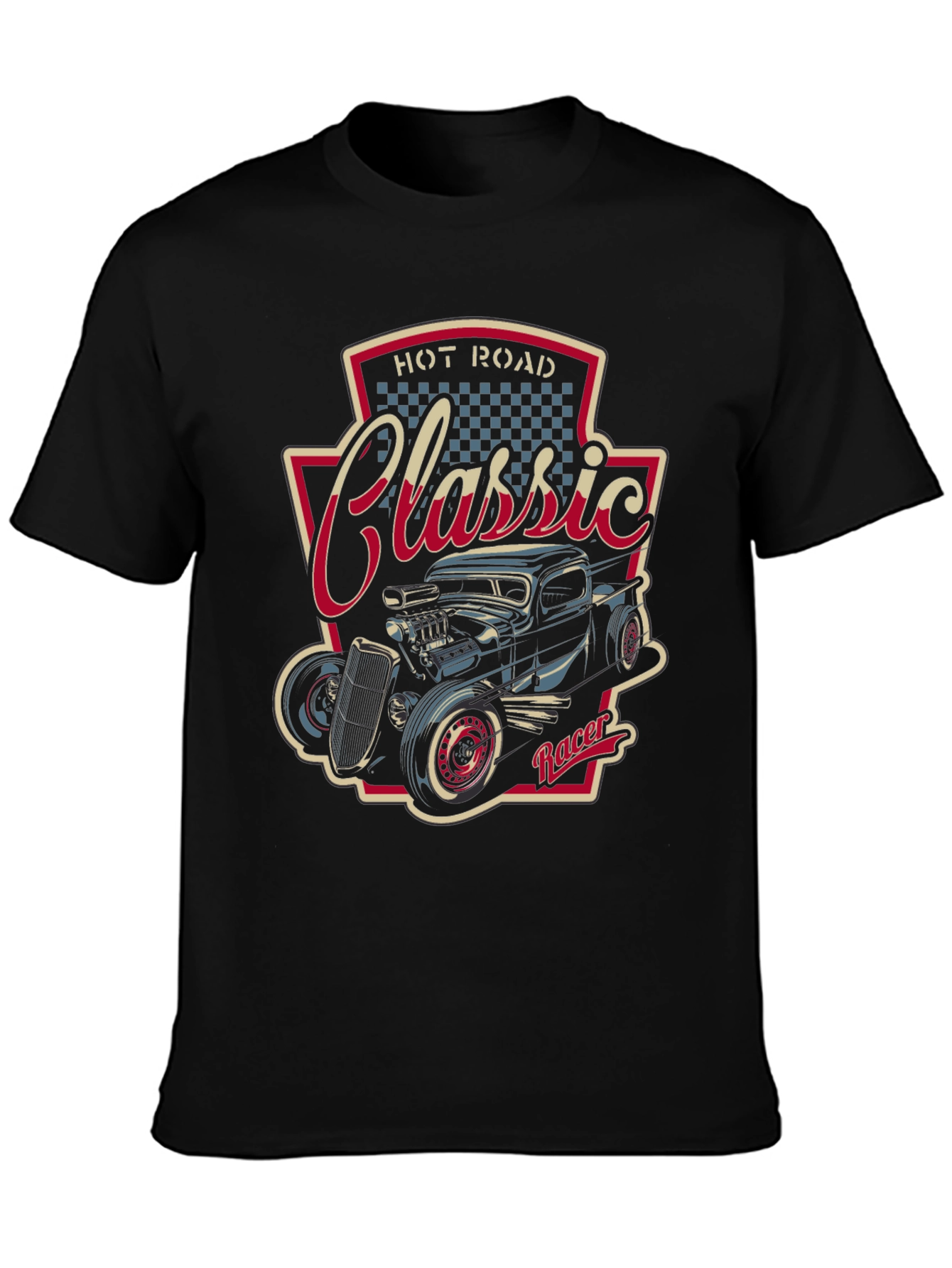 Classic Hot Rod Racer Graphic T-Shirt