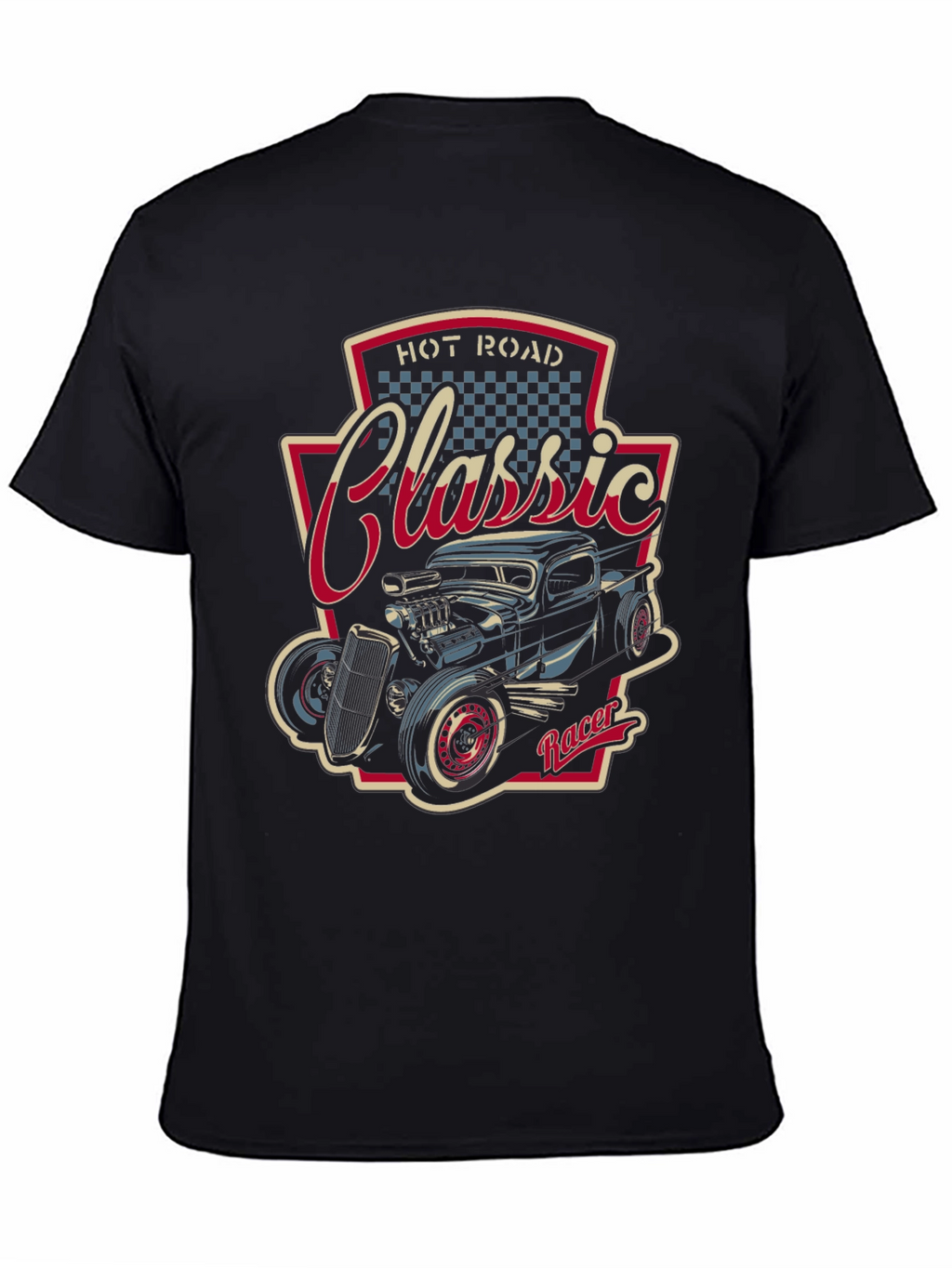 Classic Hot Rod Racer Graphic T-Shirt
