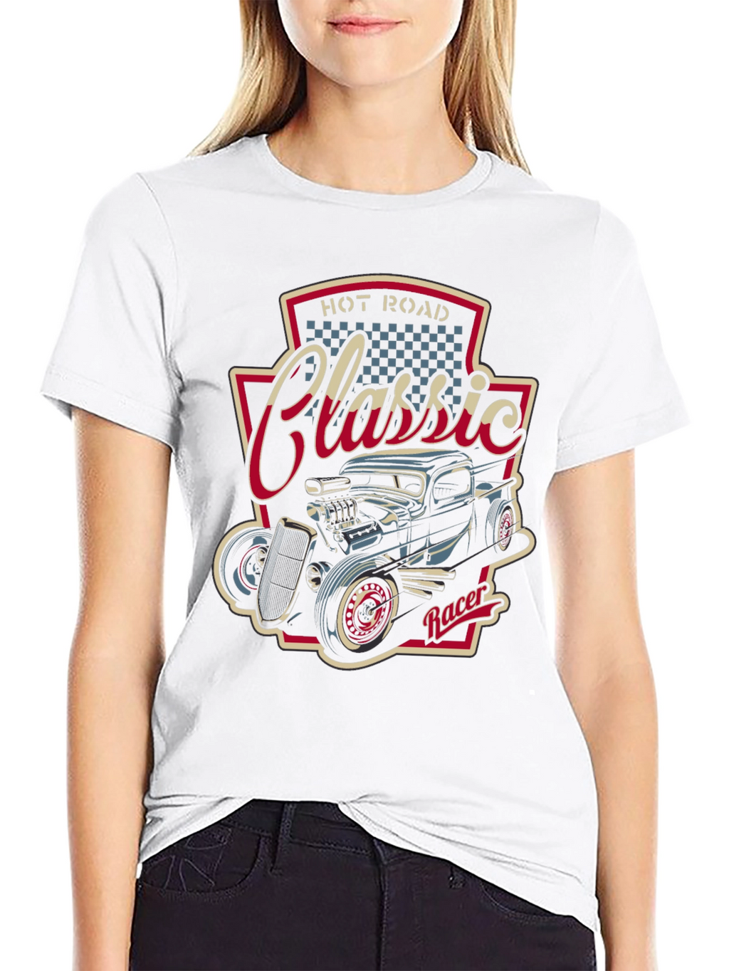 Classic Hot Rod Racer Graphic T-Shirt
