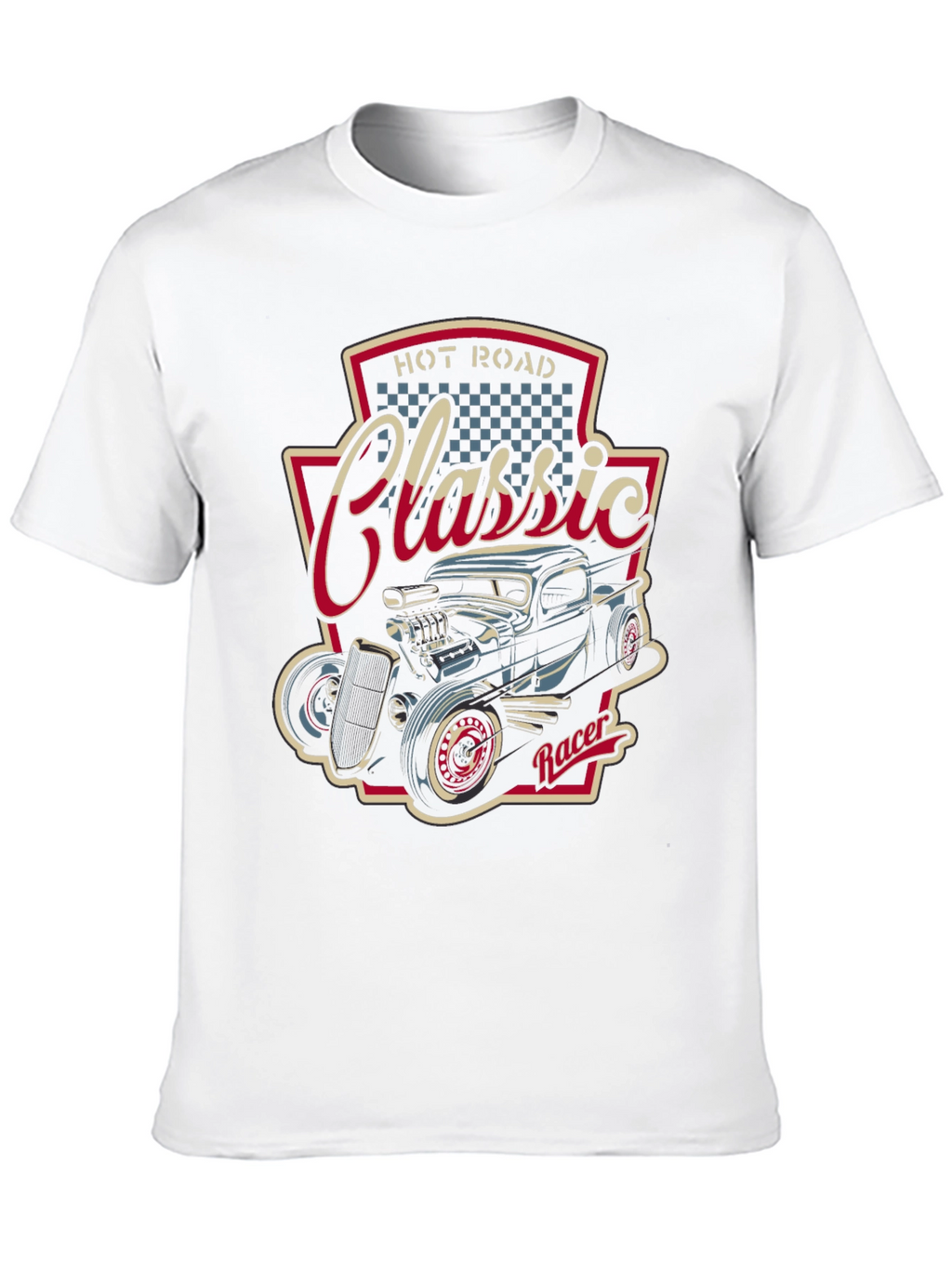 Classic Hot Rod Racer Graphic T-Shirt