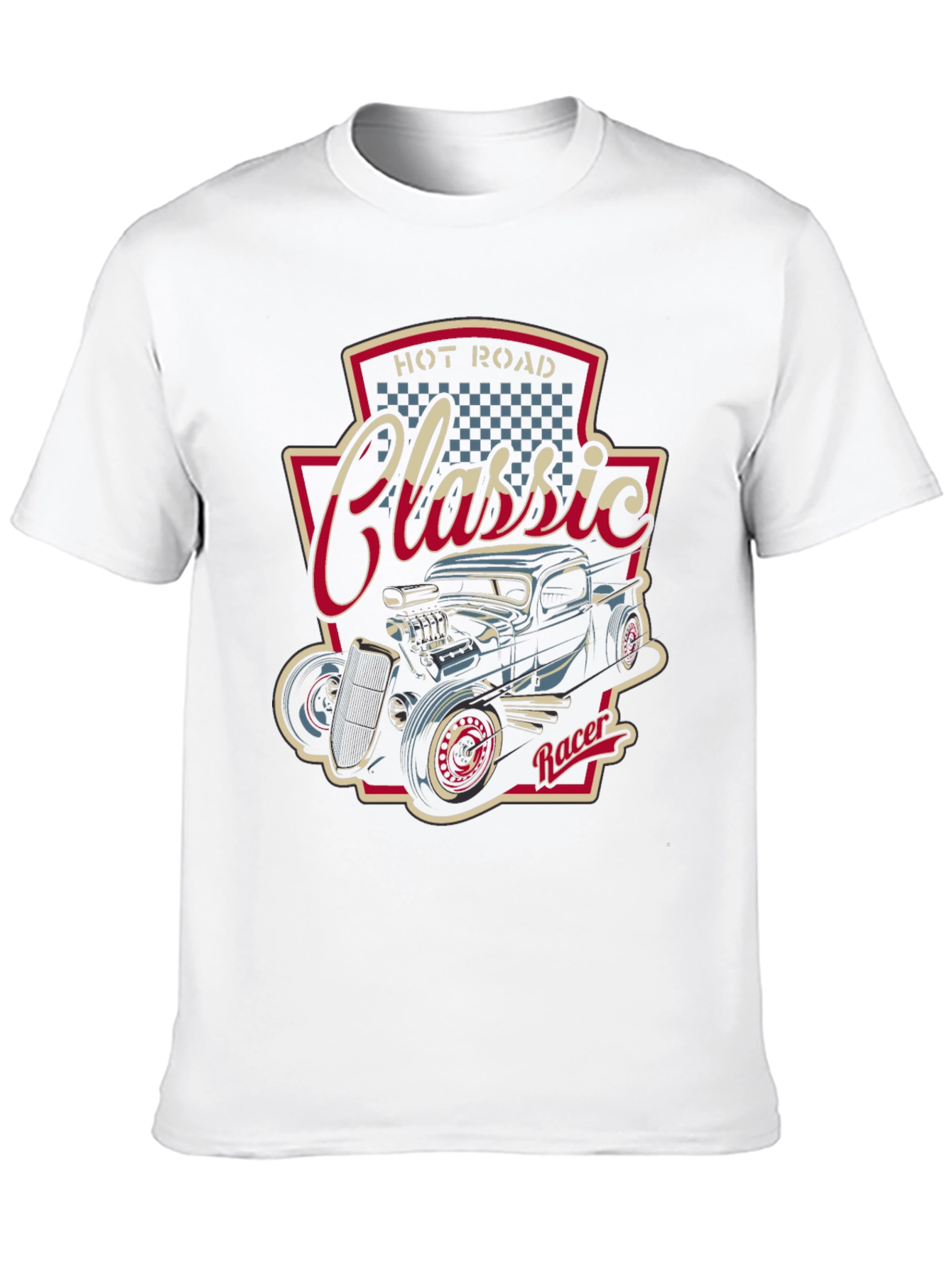 Classic Hot Rod Racer Graphic T-Shirt