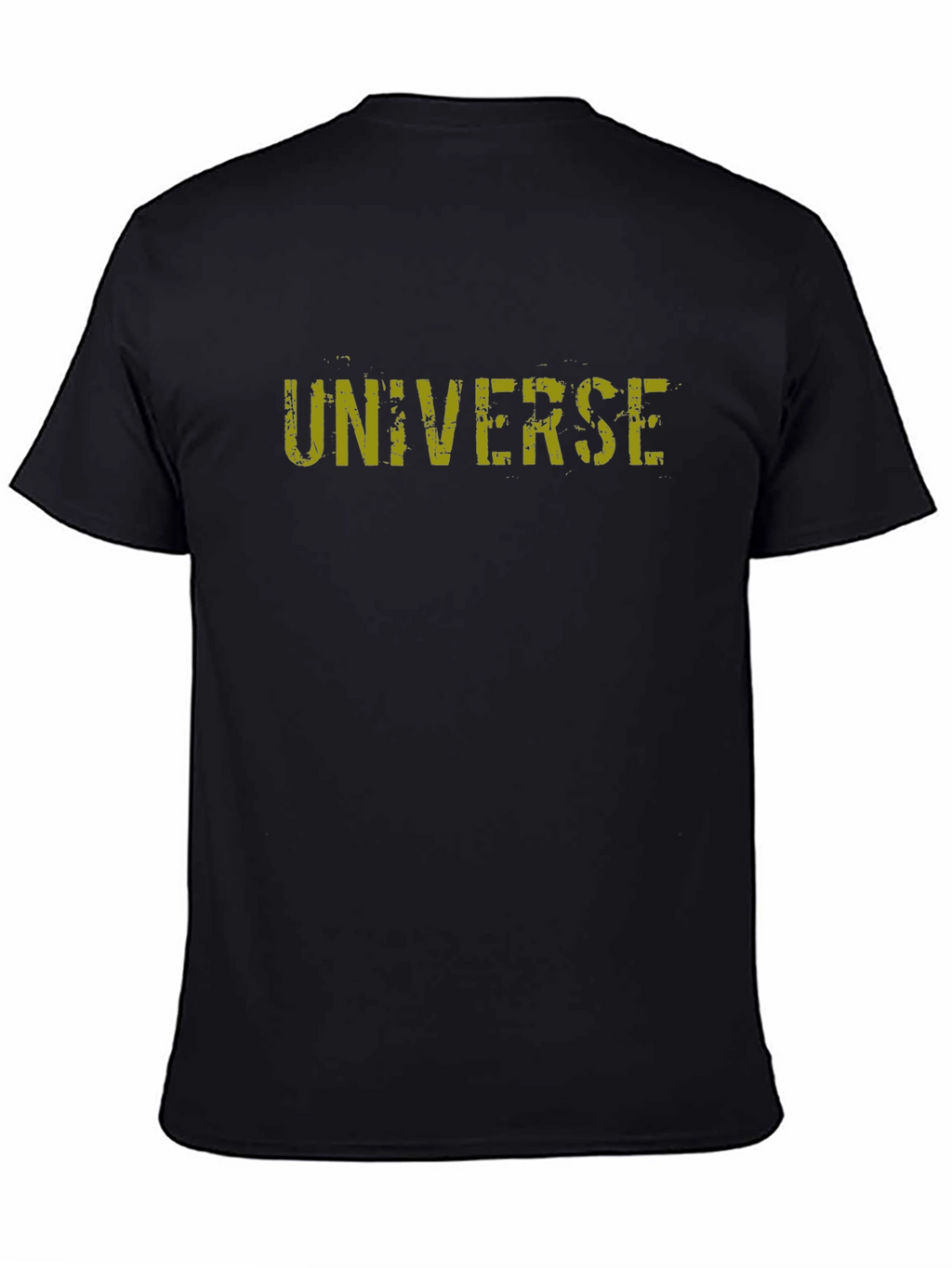 Universe Graphic T-Shirt - Black Cotton Tee