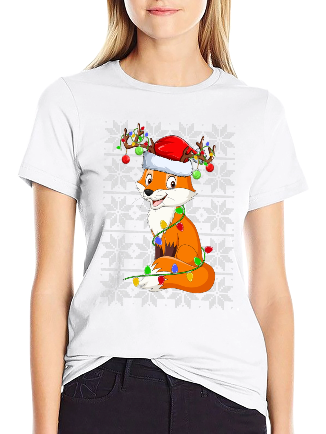 Festive Fox Christmas T-Shirt