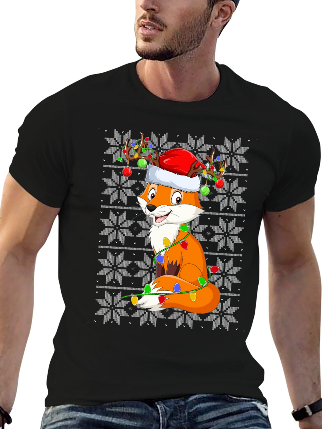 Festive Fox Christmas T-Shirt