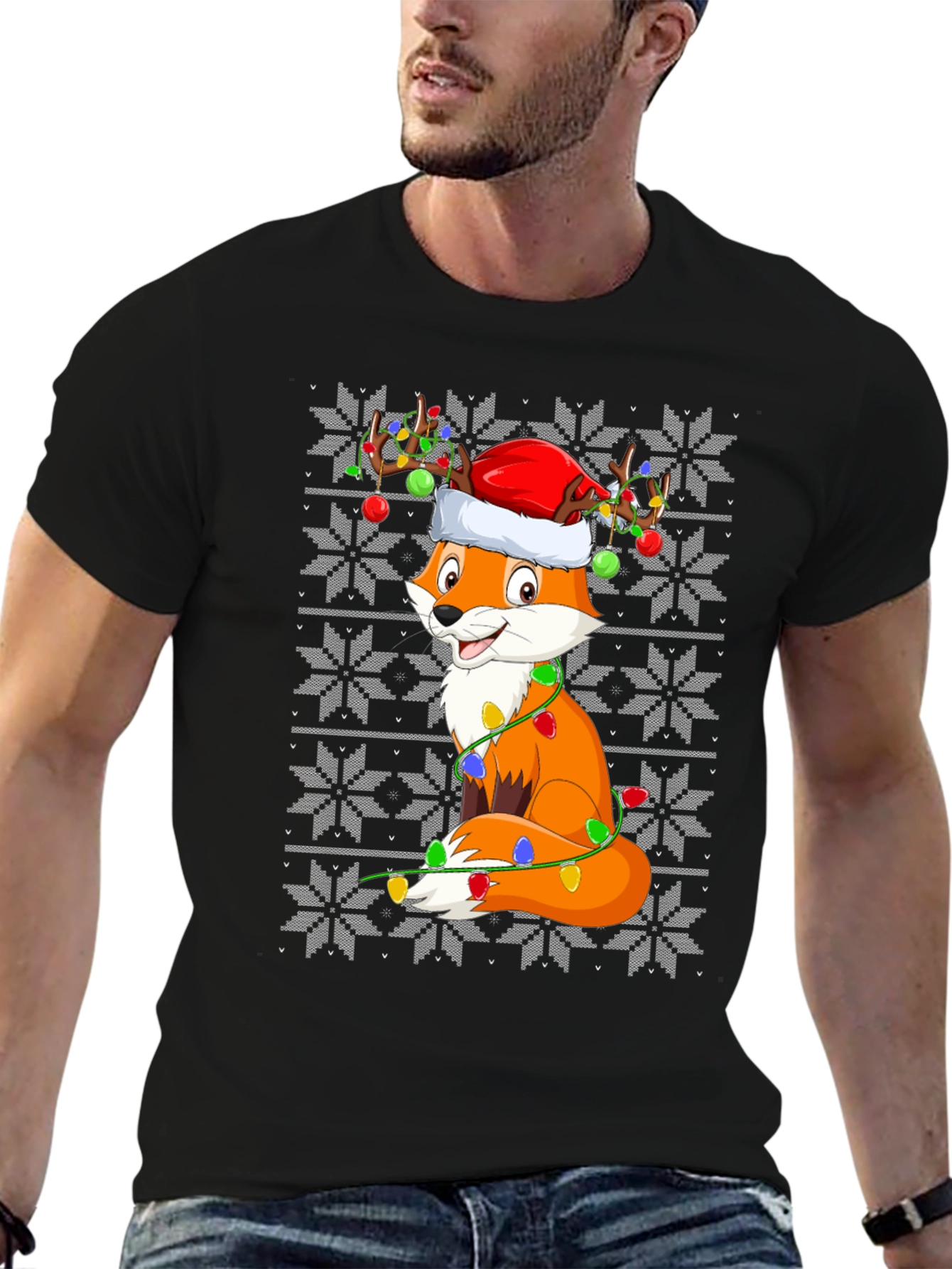 Festive Fox Christmas T-Shirt