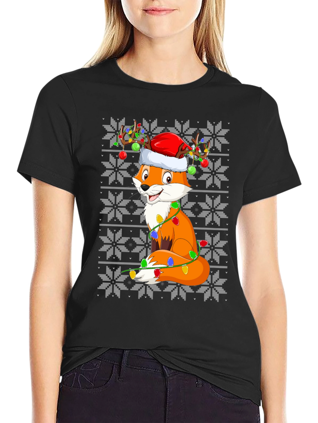Festive Fox Christmas T-Shirt