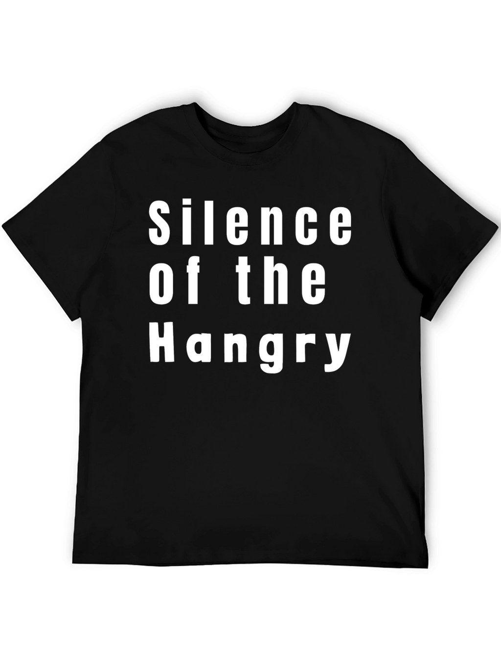 Silence of the Hangry Black Graphic Tee