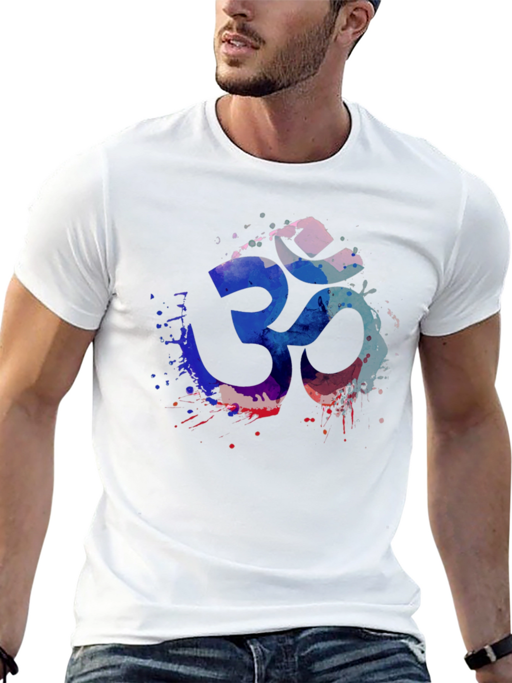 Om Symbol T-Shirt - Black Unique Design