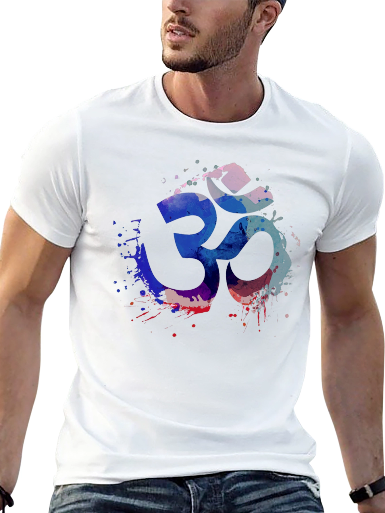 Om Symbol T-Shirt - Black Unique Design