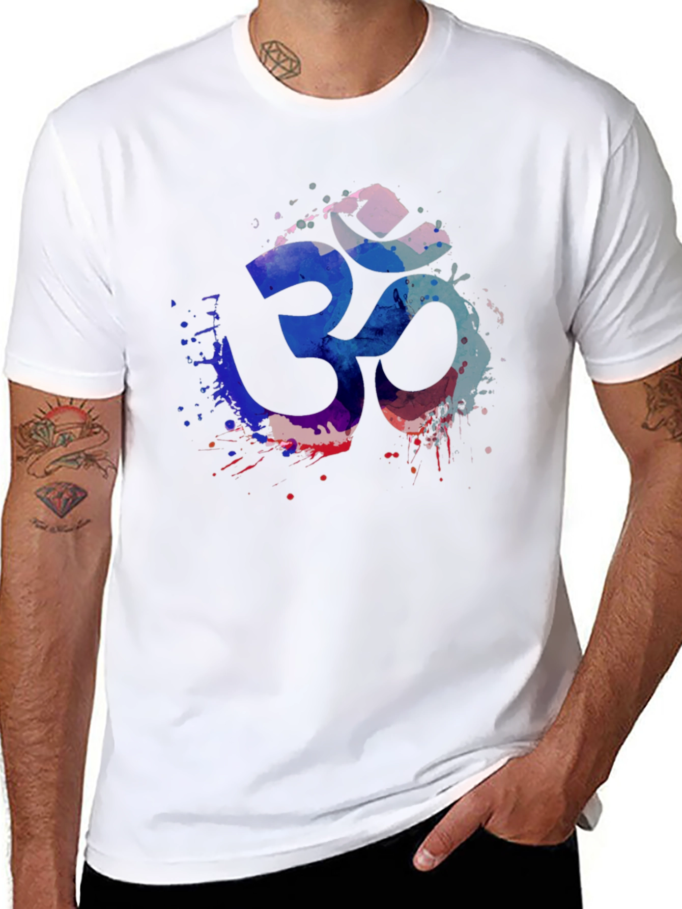 Om Symbol T-Shirt - Black Unique Design