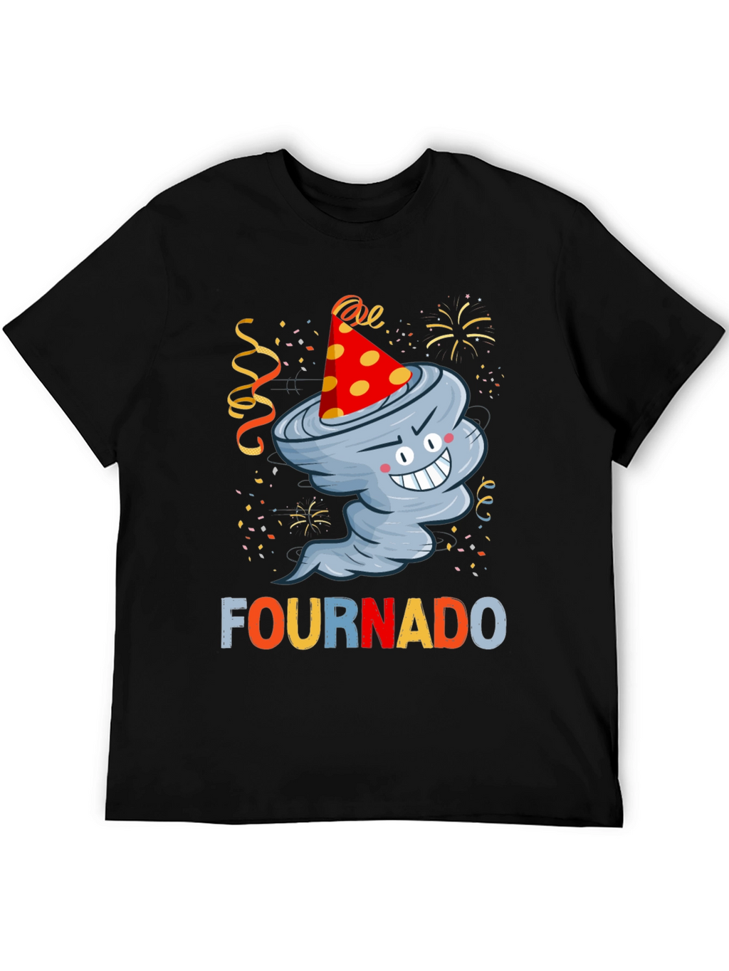 Fournado 4th Birthday Tornado T-Shirt