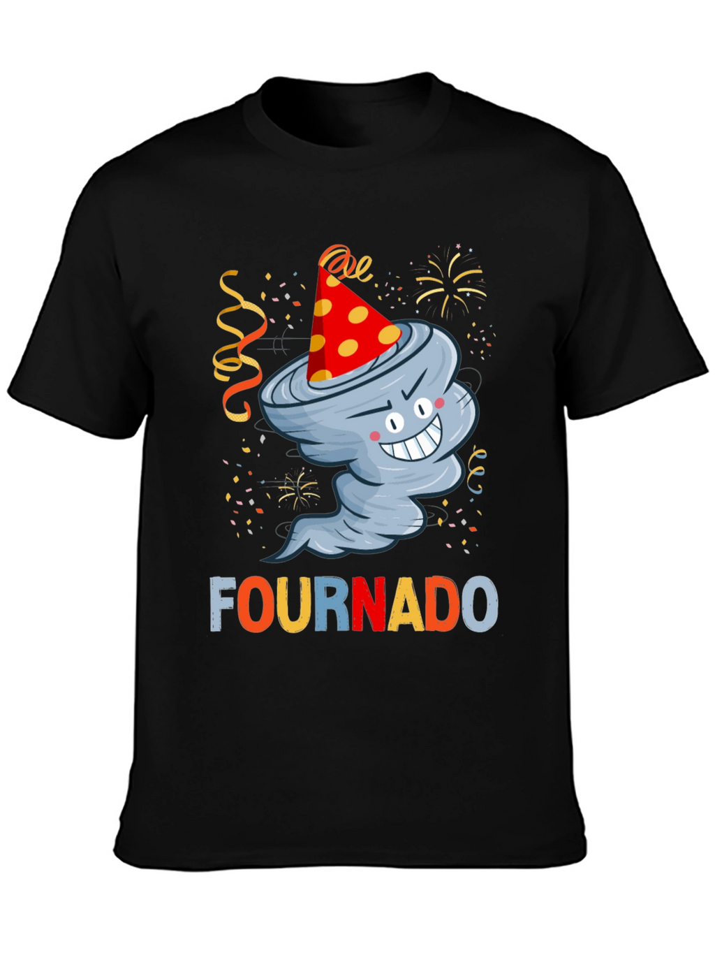 Fournado 4th Birthday Tornado T-Shirt