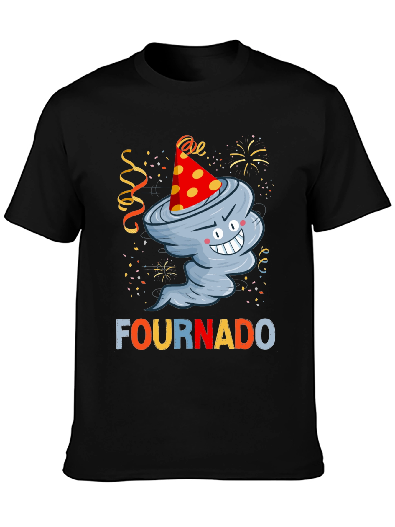 Fournado 4th Birthday Tornado T-Shirt