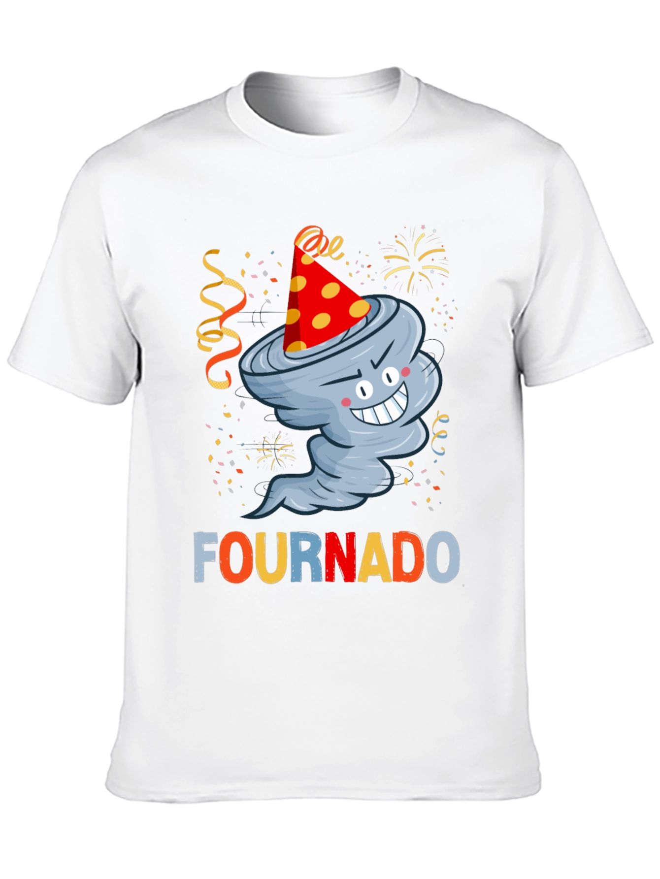Fournado 4th Birthday Tornado T-Shirt