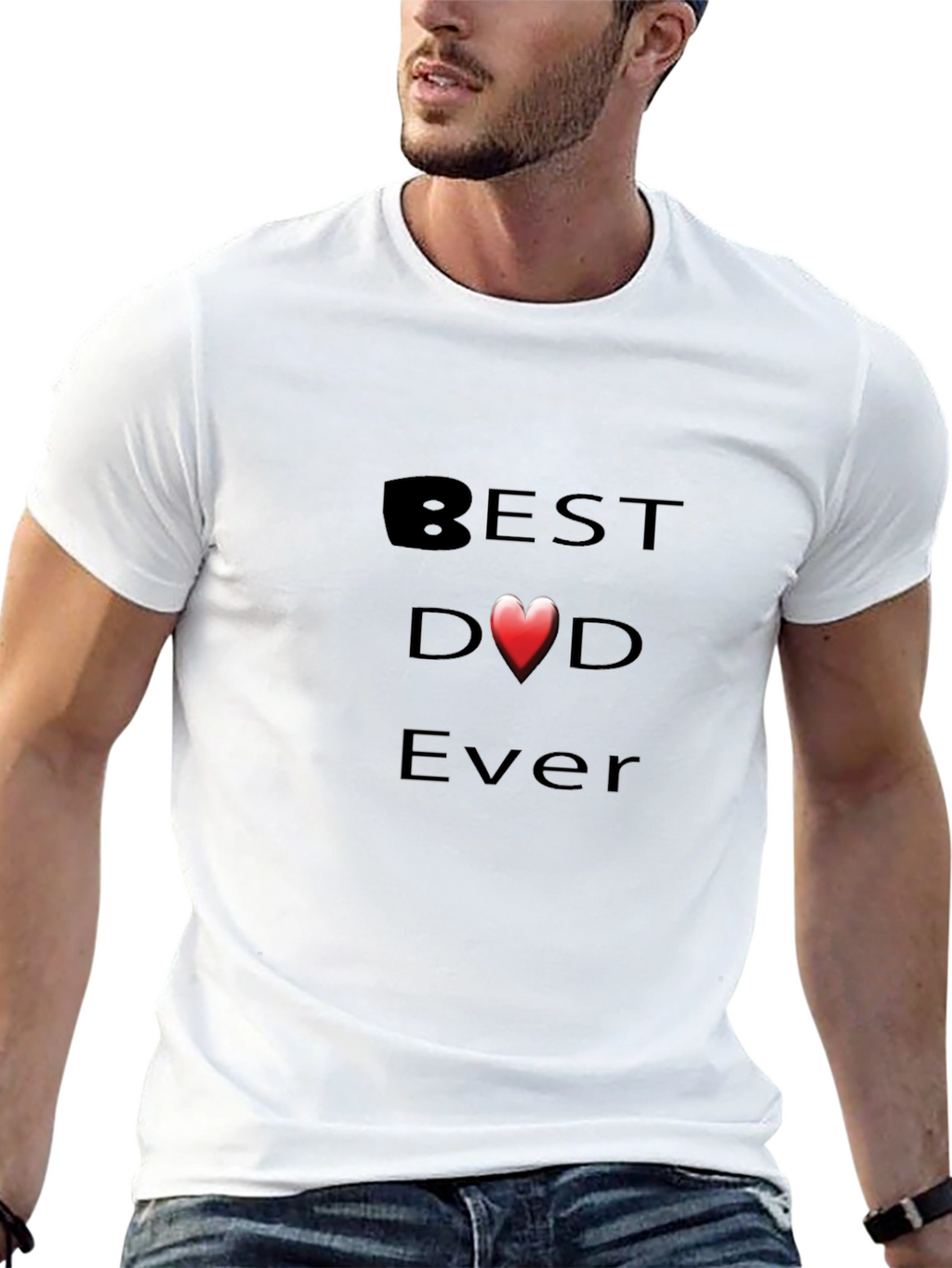Best Dad Ever T-Shirt - Black