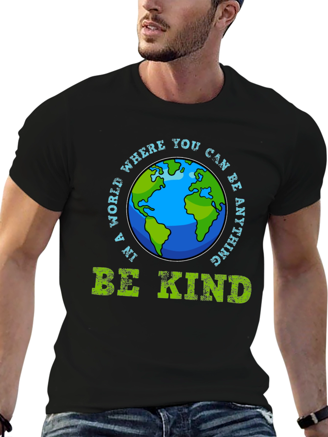Be Kind Earth Graphic T-Shirt
