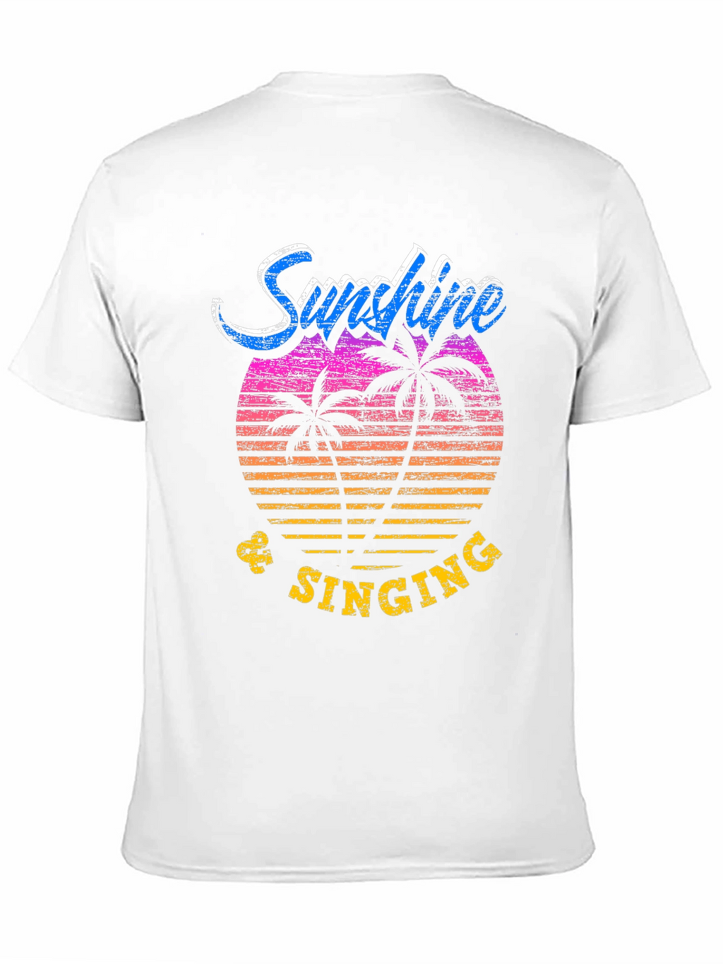 Sunshine & Singing Black Graphic T-Shirt