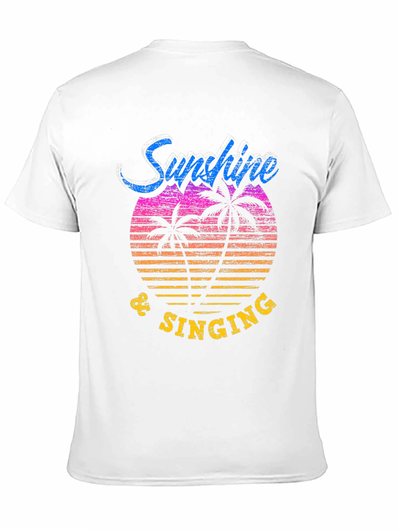 Sunshine & Singing Black Graphic T-Shirt