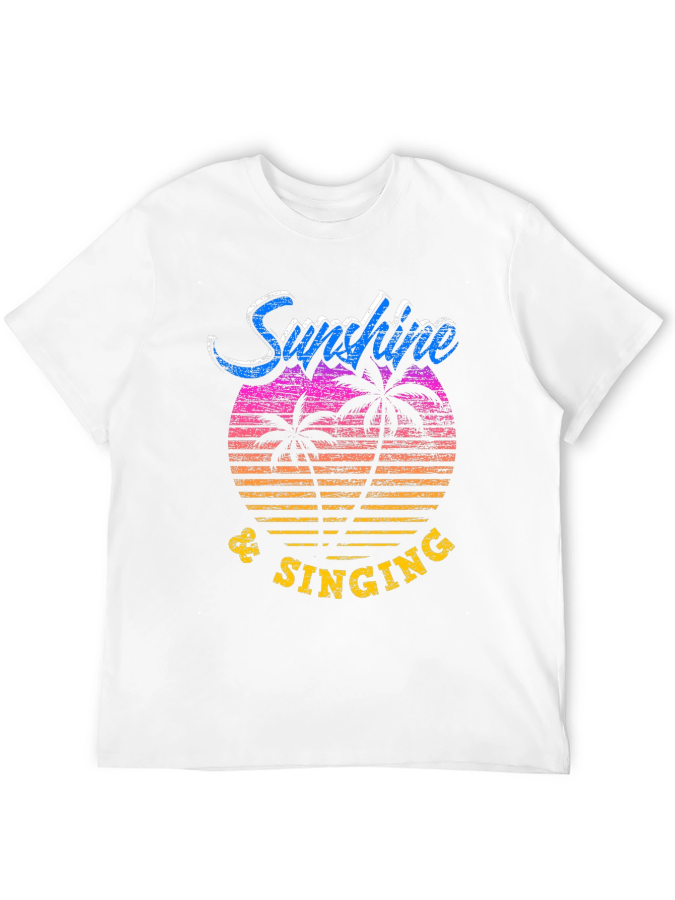 Sunshine & Singing Black Graphic T-Shirt