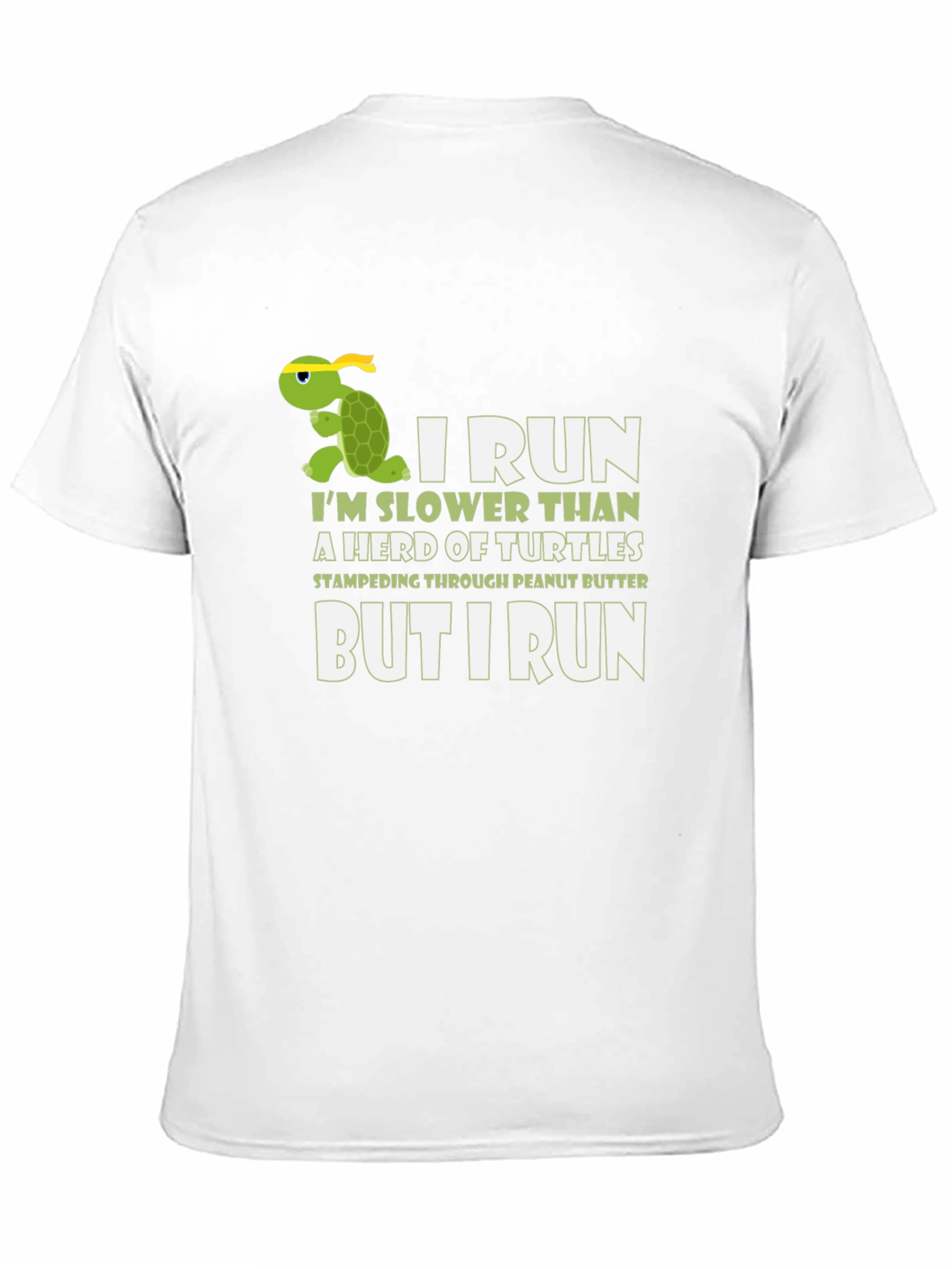 Funny Turtle Running T-Shirt - I Run Slower