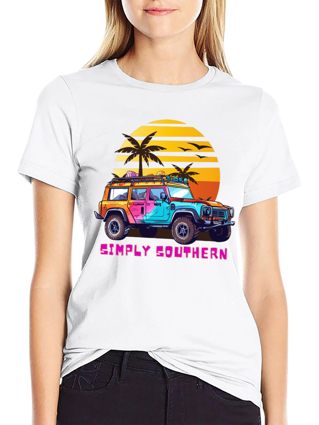 Simply Southern Retro Sunset Off-Road T-Shirt