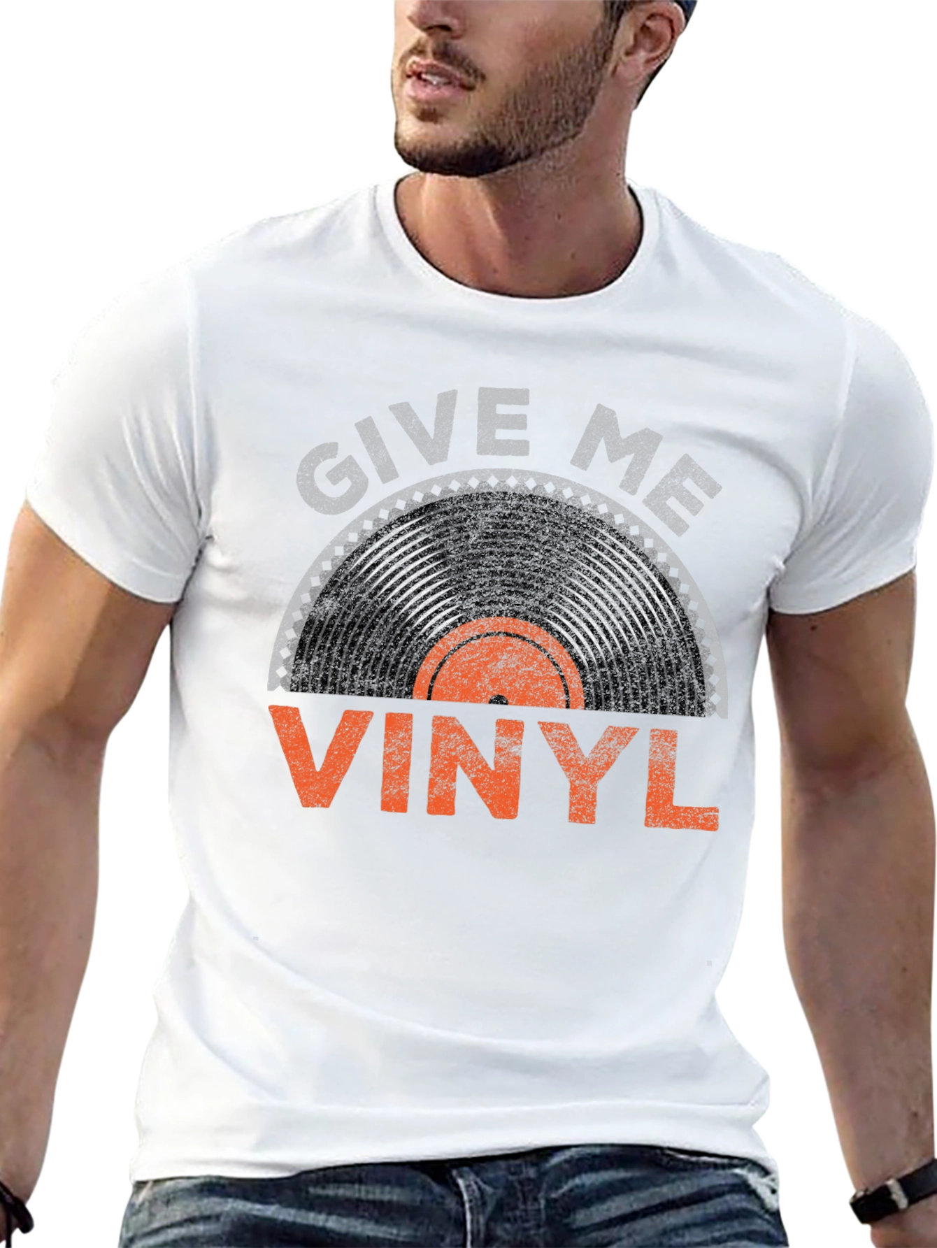 Give Me Vinyl Graphic Tee - Music Lover Shirt