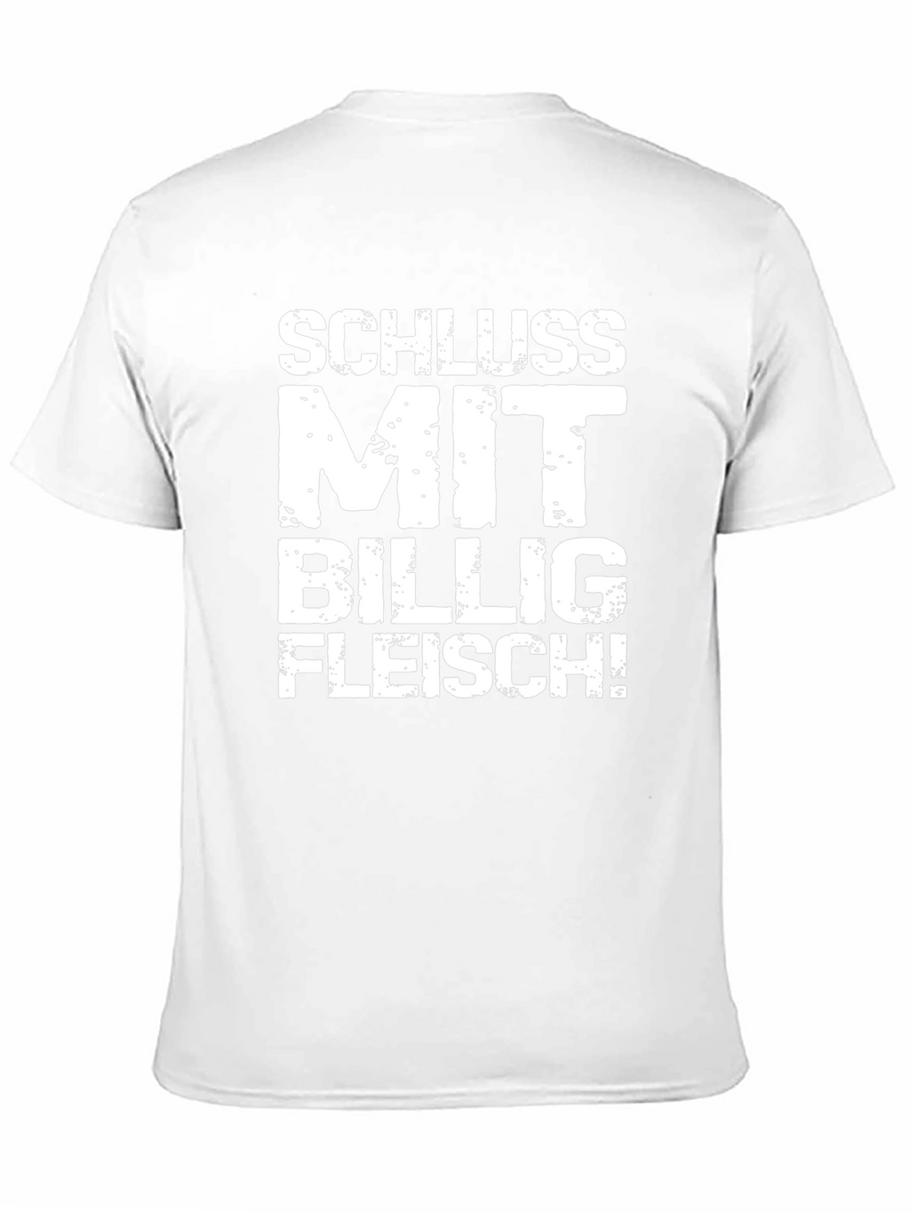 Schluss Mit Billig Fleisch! Black T-Shirt