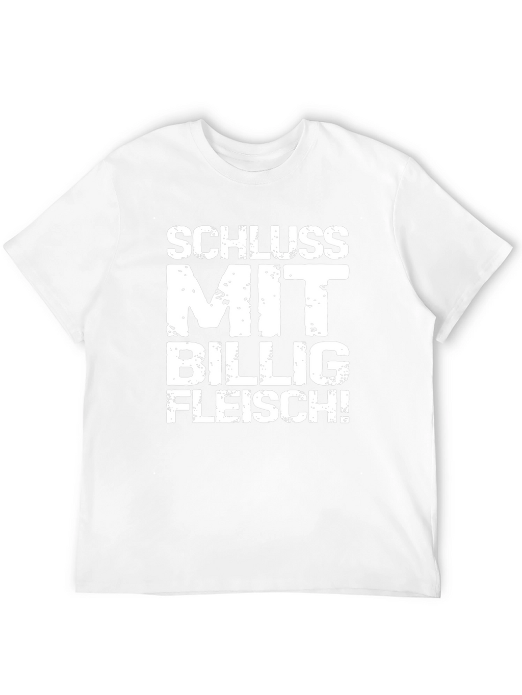 Schluss Mit Billig Fleisch! Black T-Shirt