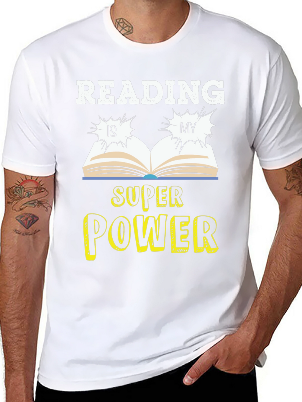 Reading is My Superpower Graphic Tee