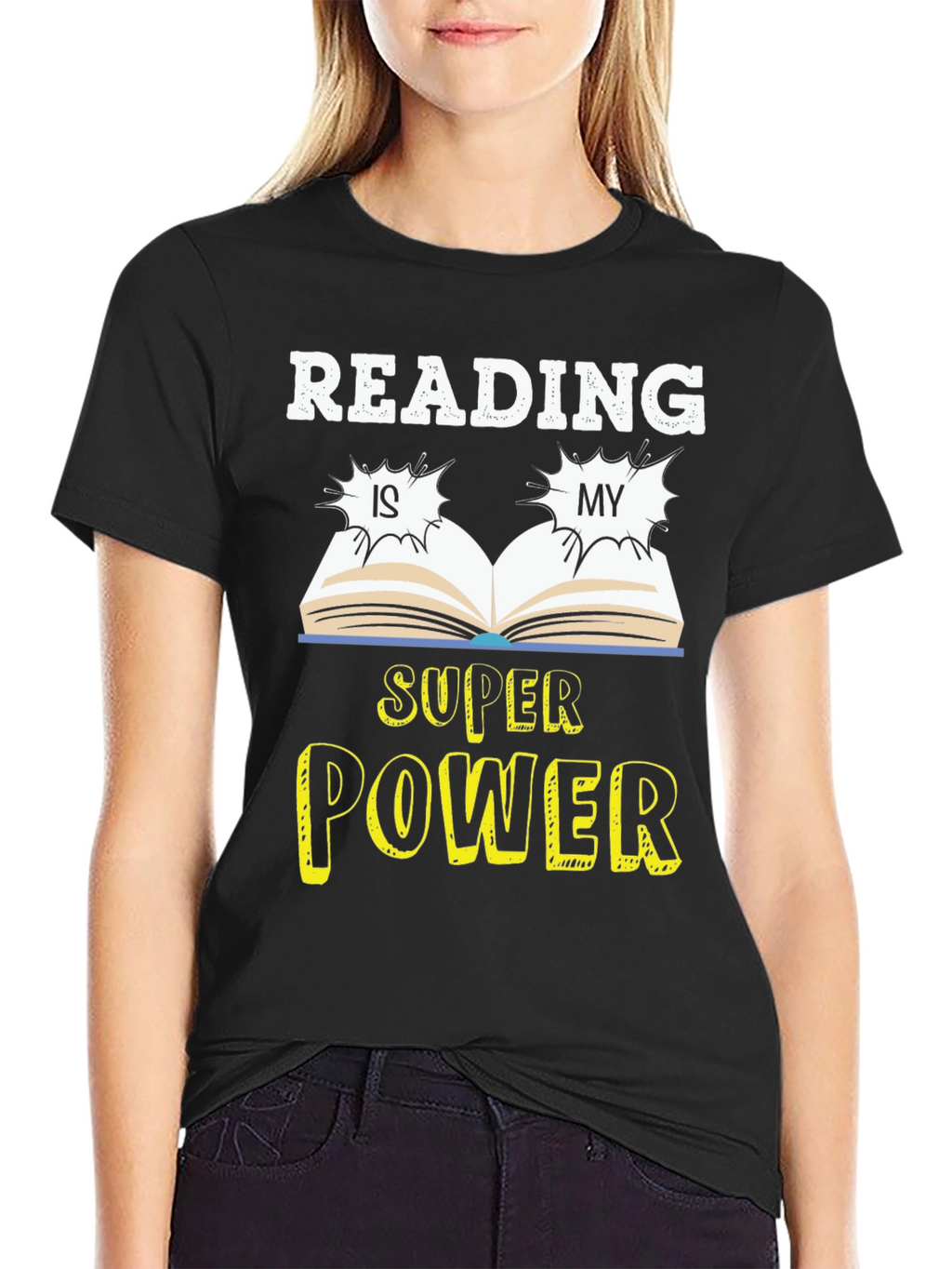 Reading is My Superpower Graphic Tee