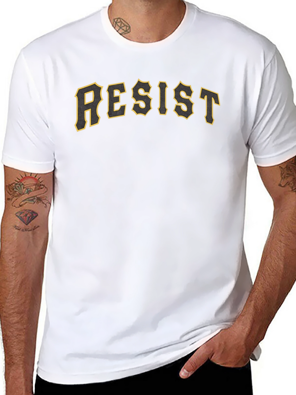 Resist Graphic T-Shirt - Bold Statement Tee