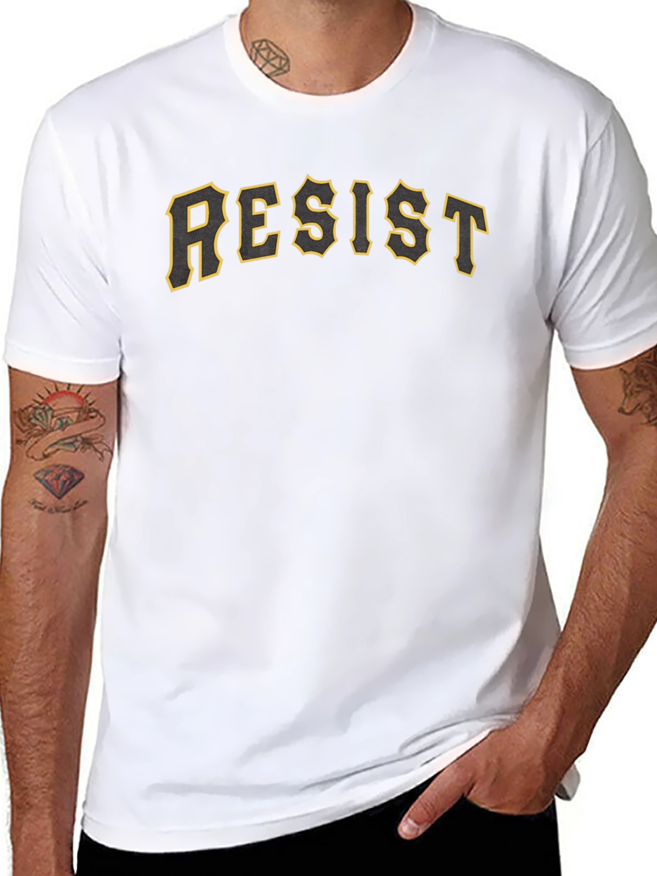 Resist Graphic T-Shirt - Bold Statement Tee