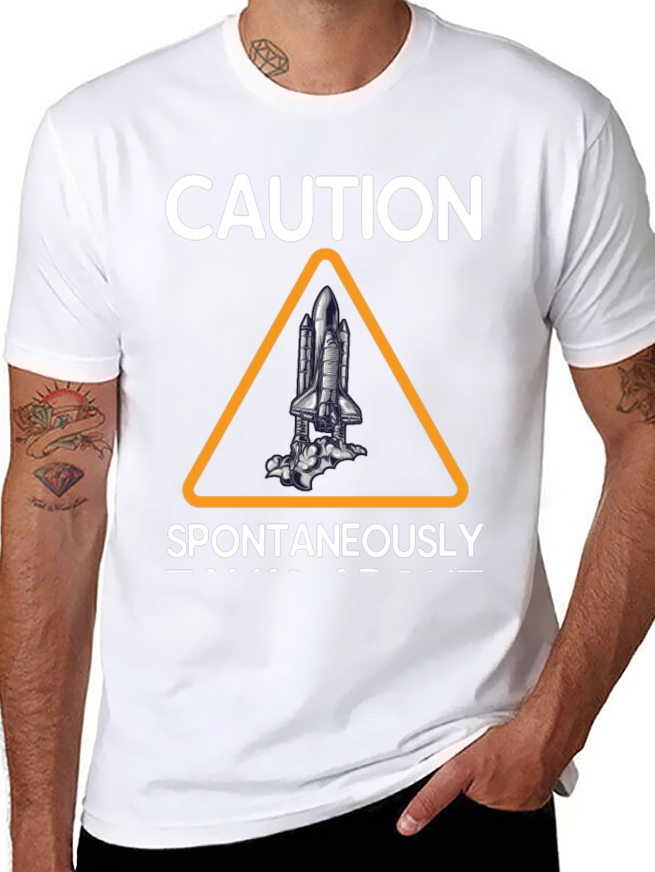 Caution Spontaneously Launches T-Shirt