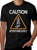 Caution Spontaneously Launches T-Shirt