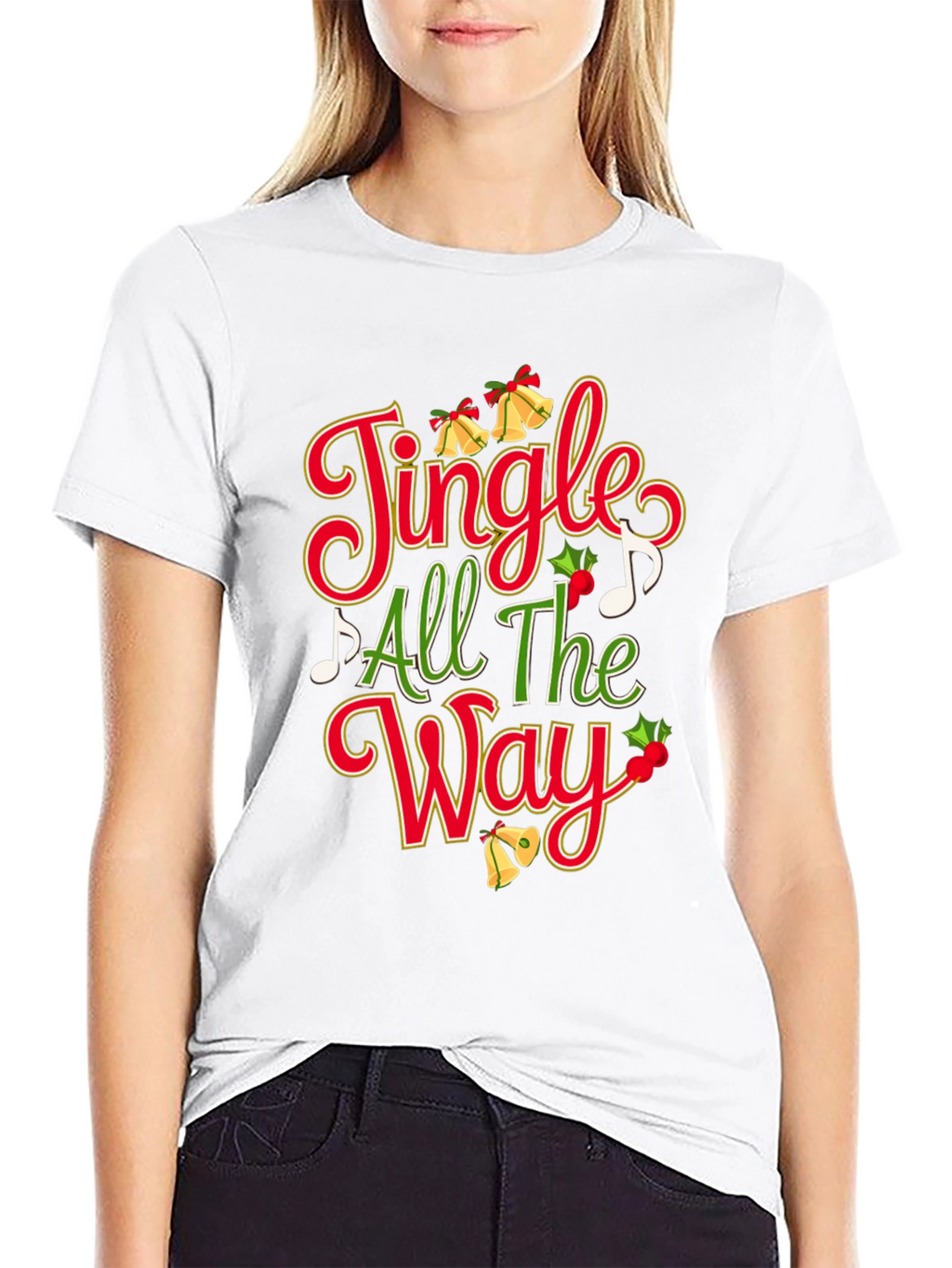 Festive Jingle All The Way Christmas T-Shirt