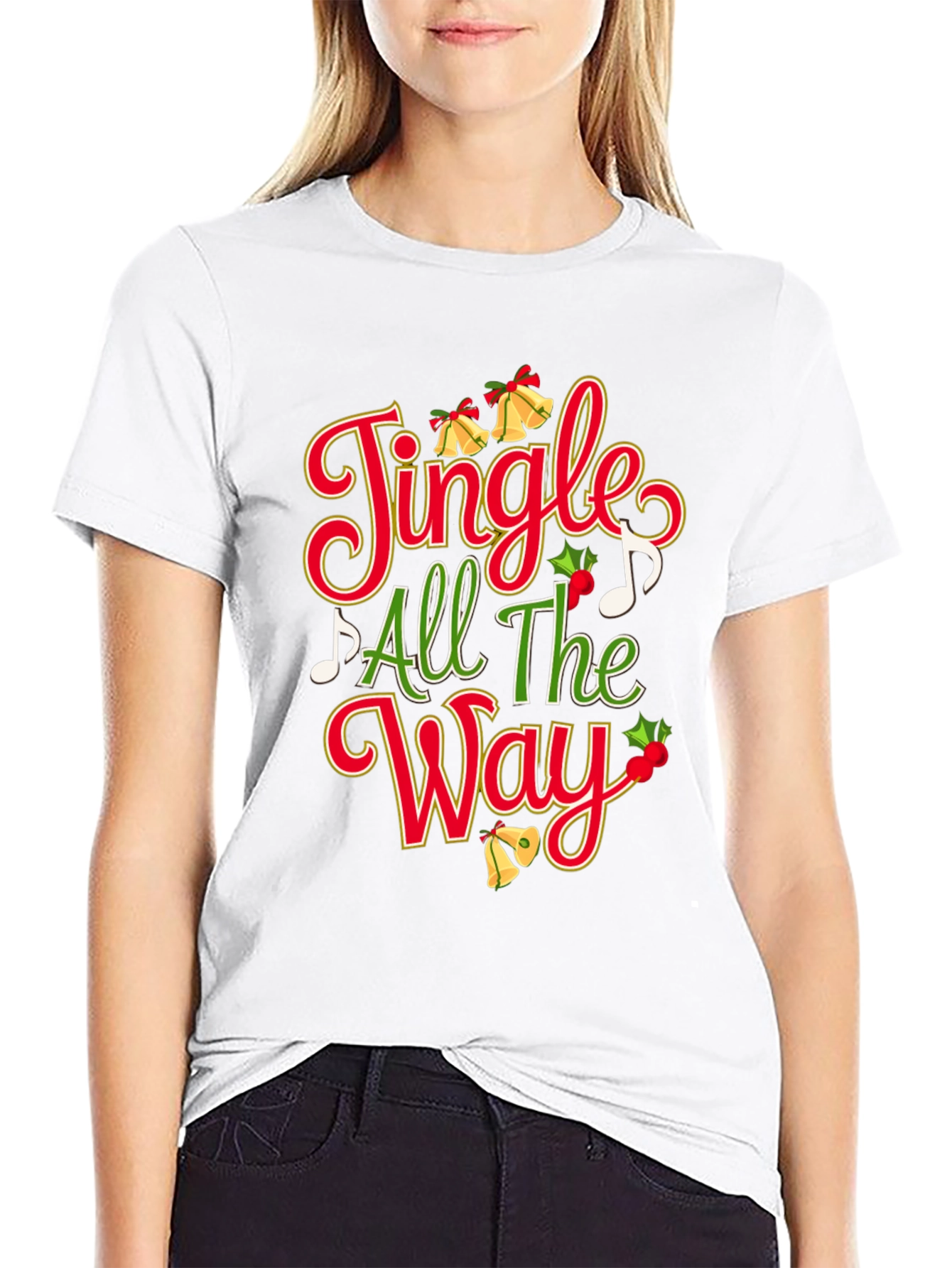 Festive Jingle All The Way Christmas T-Shirt