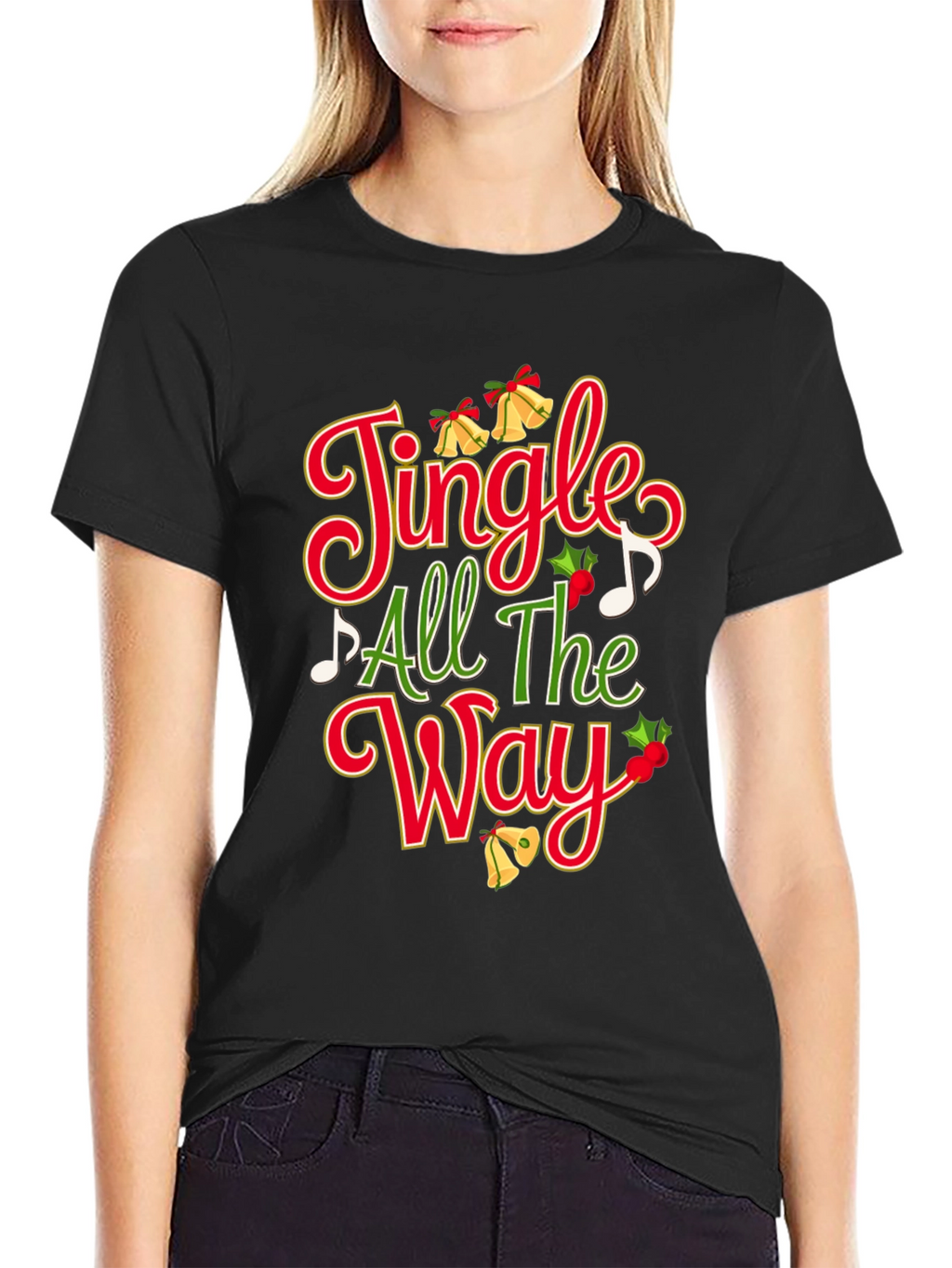 Festive Jingle All The Way Christmas T-Shirt