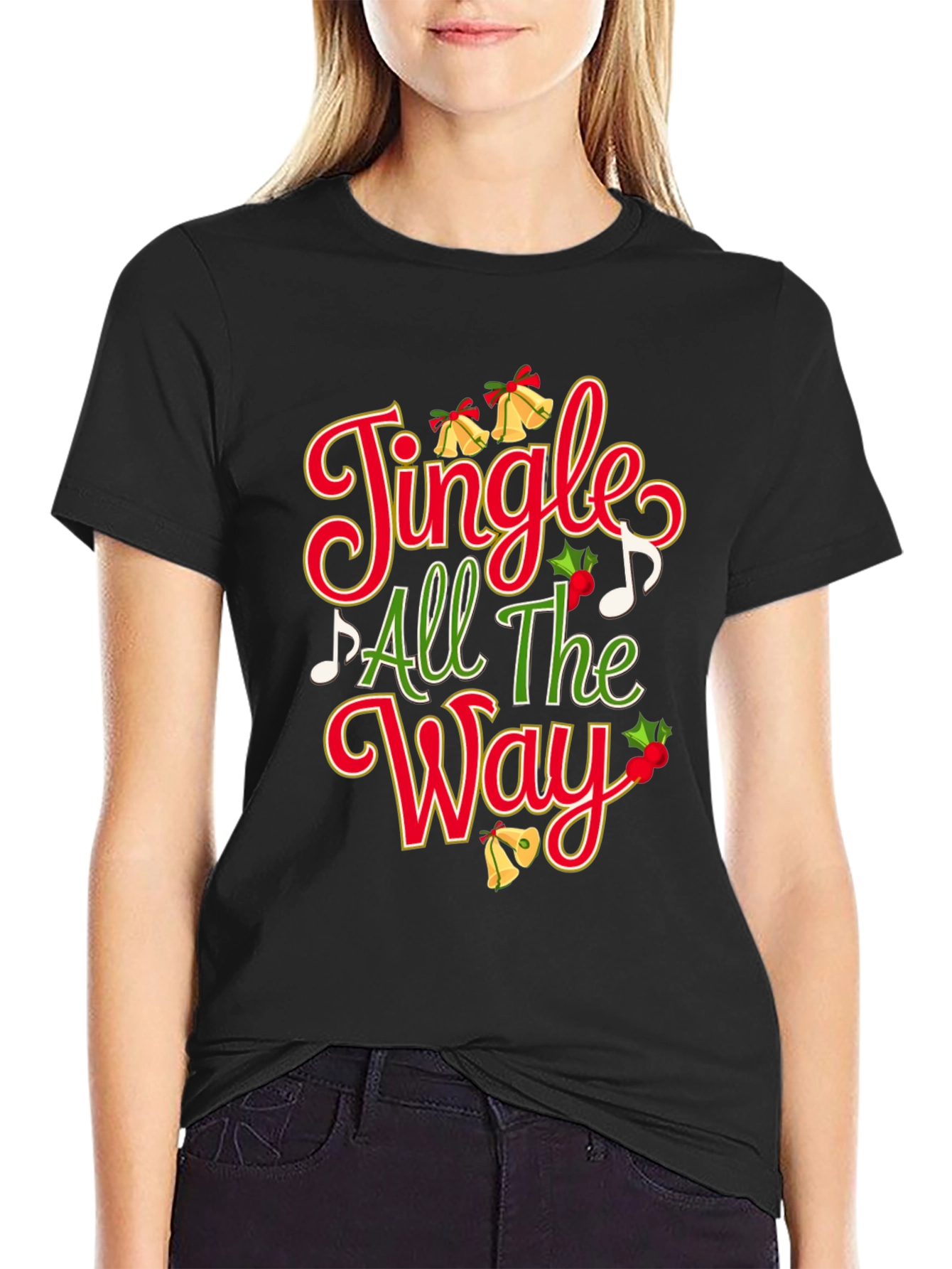 Festive Jingle All The Way Christmas T-Shirt