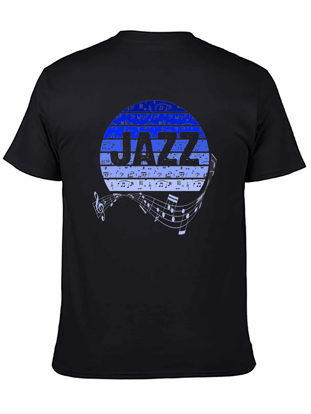 Jazz Music T-Shirt - Round Graphic Tee