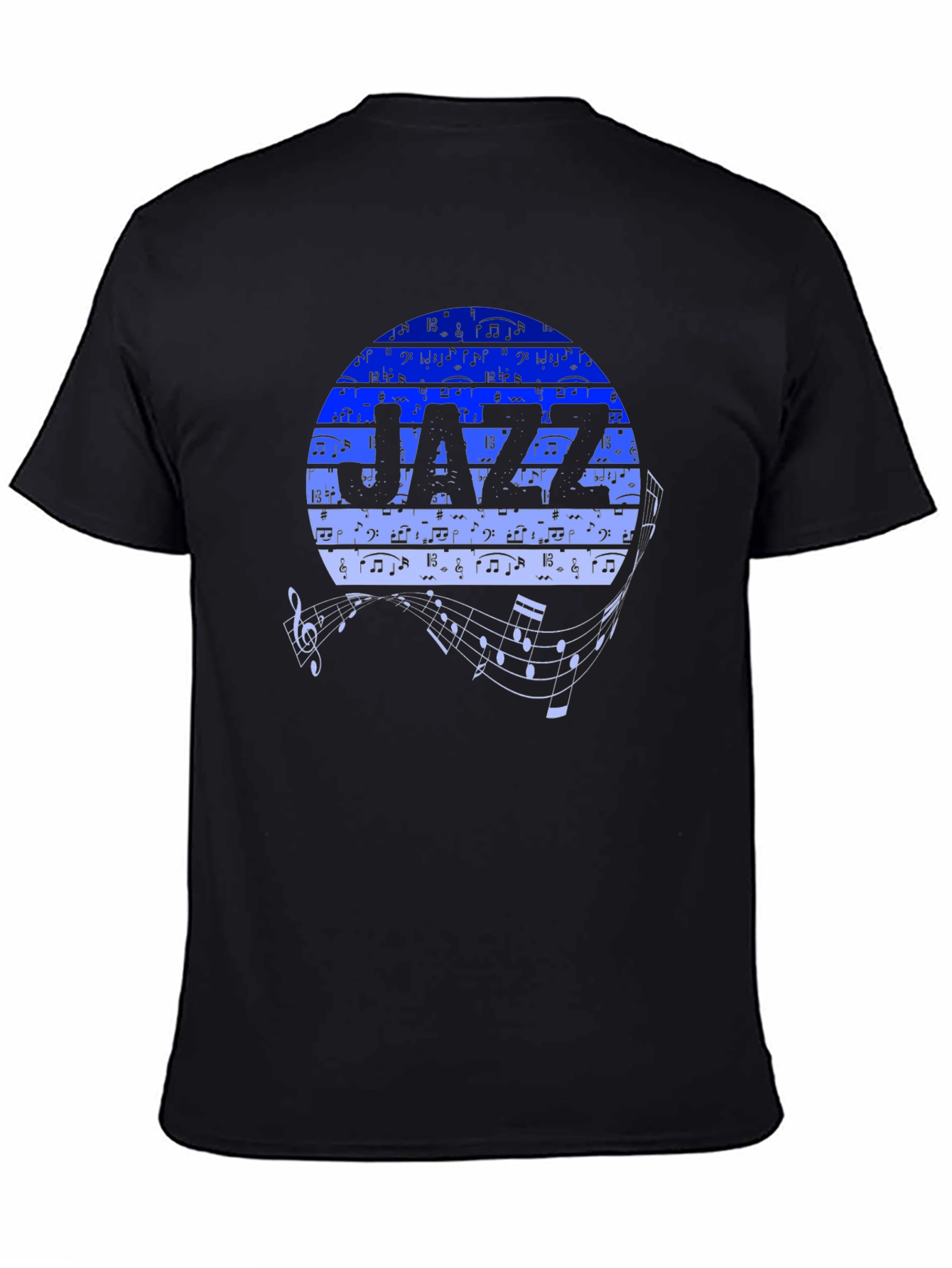 Jazz Music T-Shirt - Round Graphic Tee