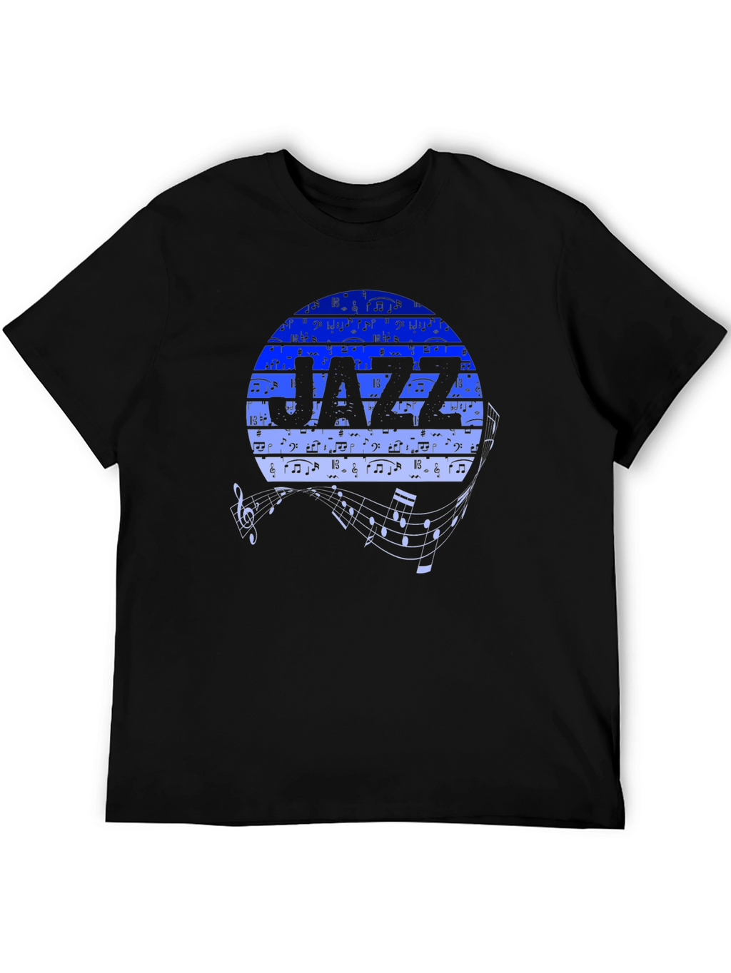 Jazz Music T-Shirt - Round Graphic Tee