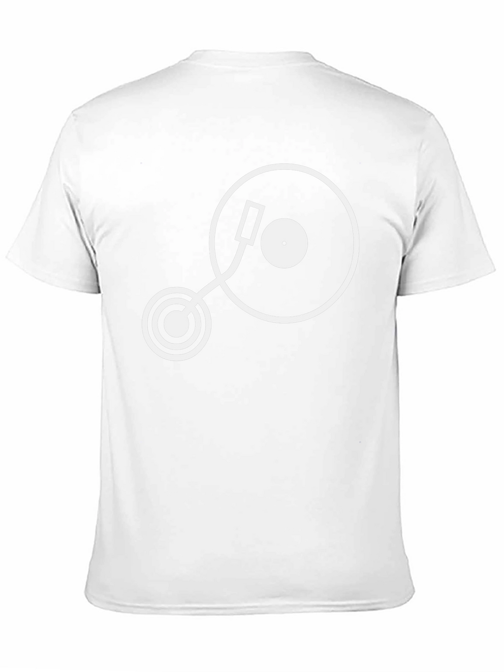 DJ Turntable Graphic Tee - Cool Black T-Shirt
