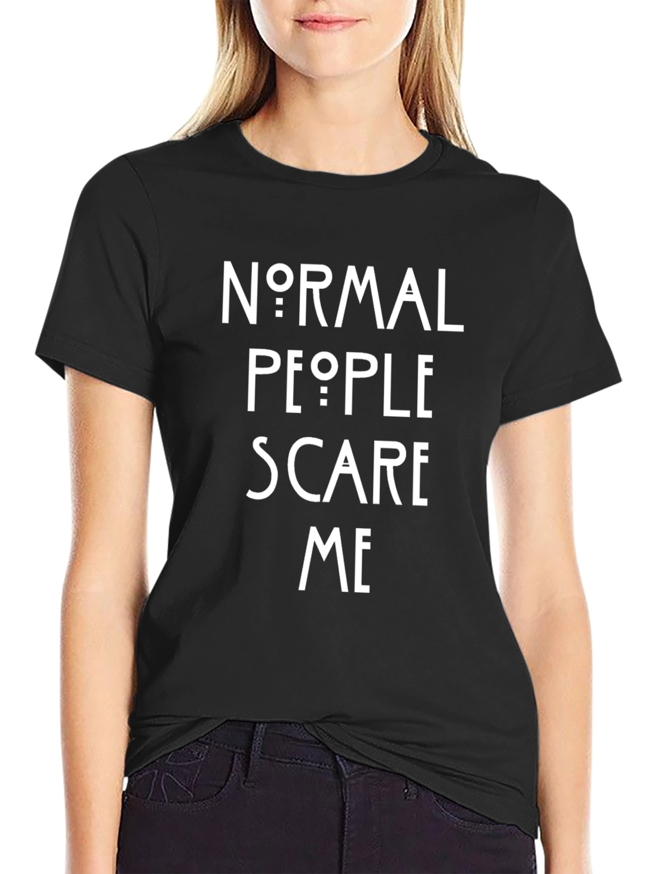 Normal People Scare Me Graphic T-Shirt